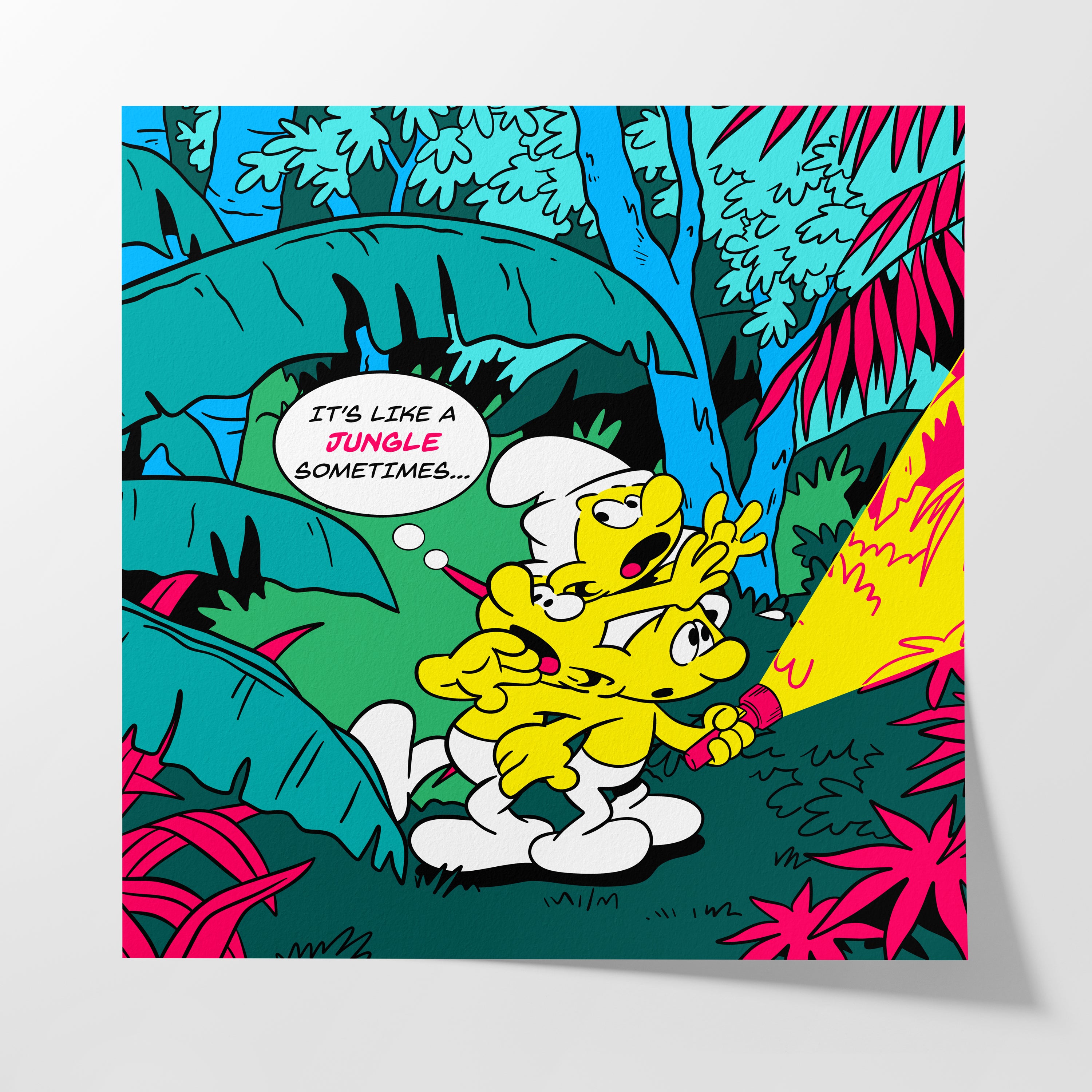 It's Like A Jungle Giclee Art Print