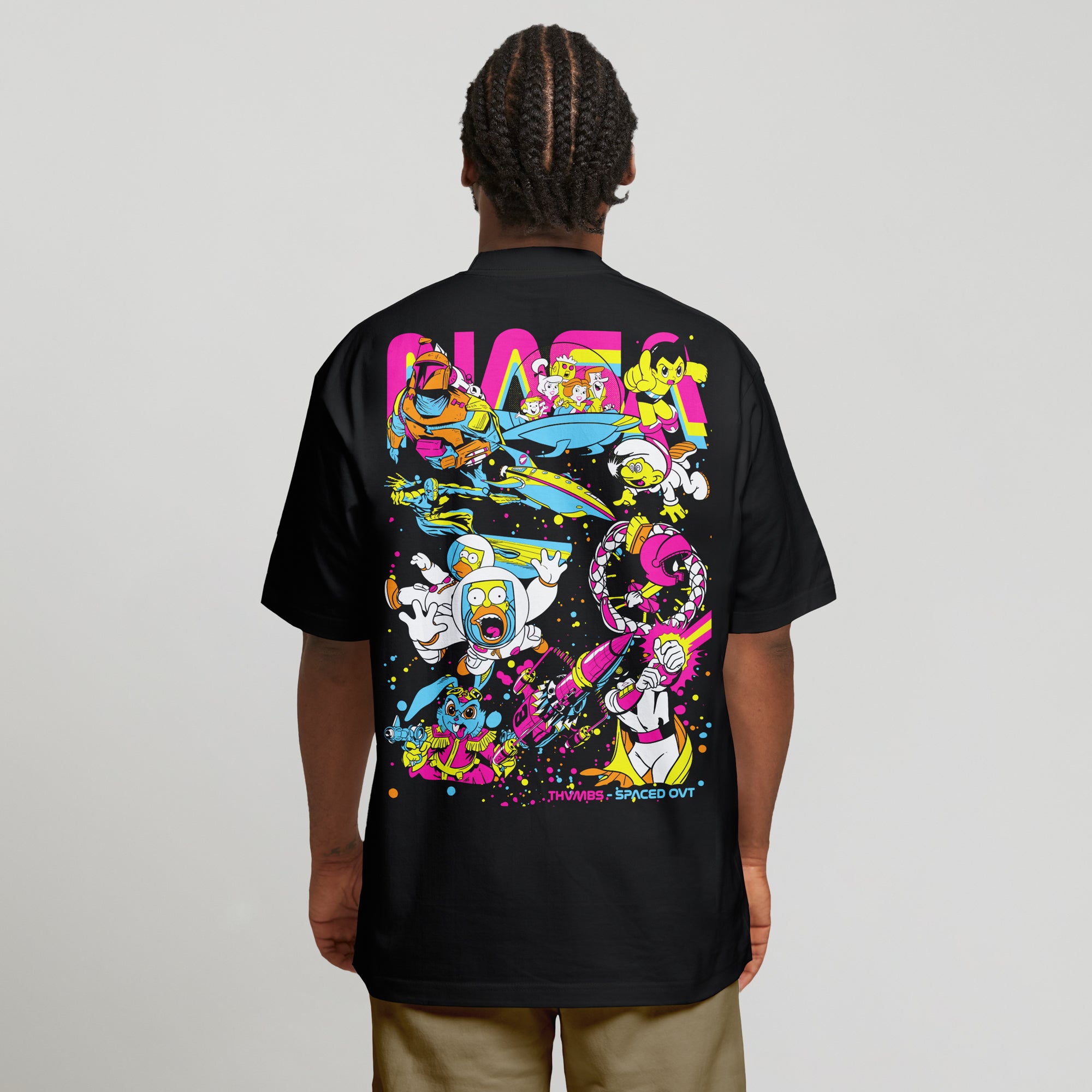 Spaced Out T-Shirt Black