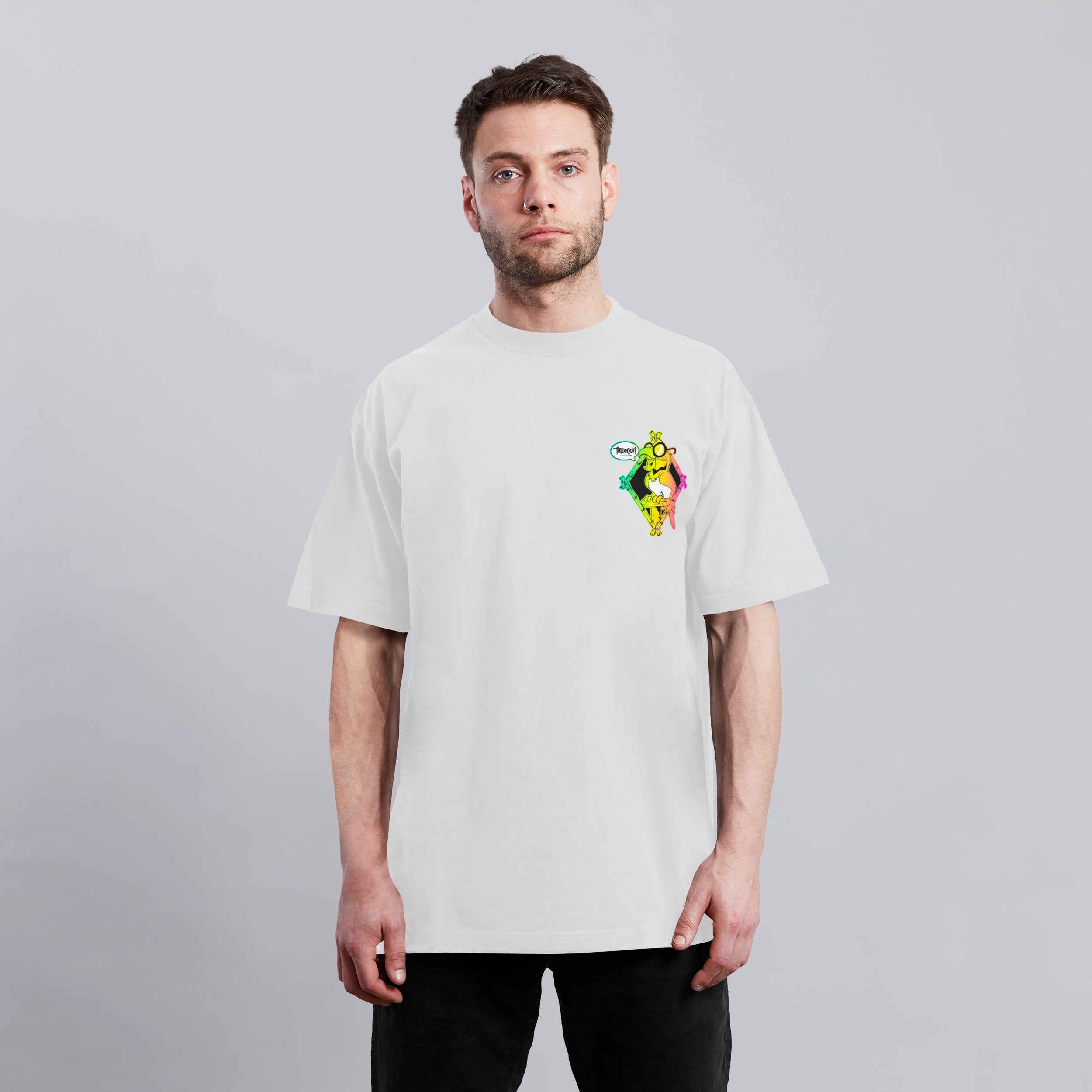 Life's a Beach Back Print T-Shirt White