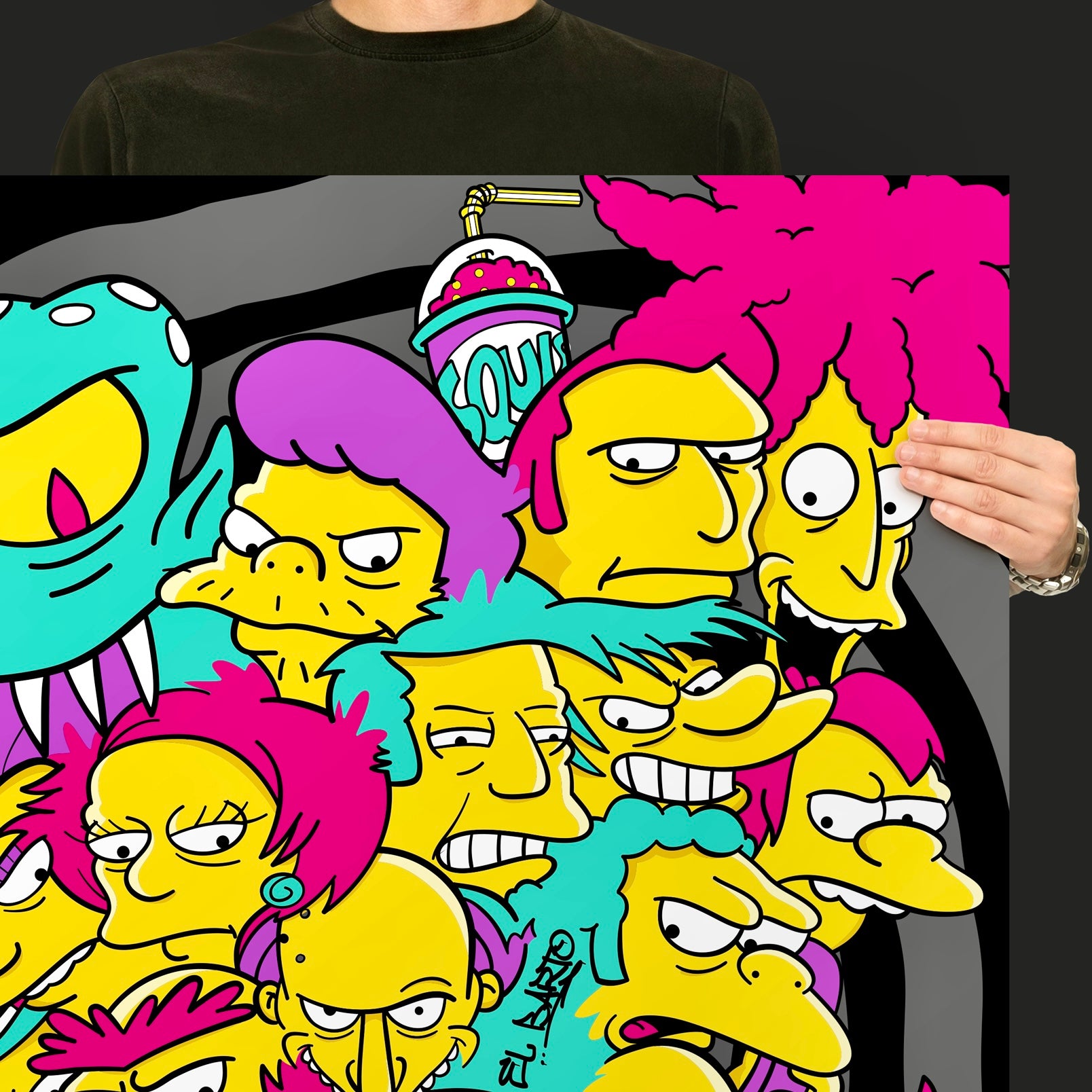 Bart’s Mind Melt Fine Art Giclee Print