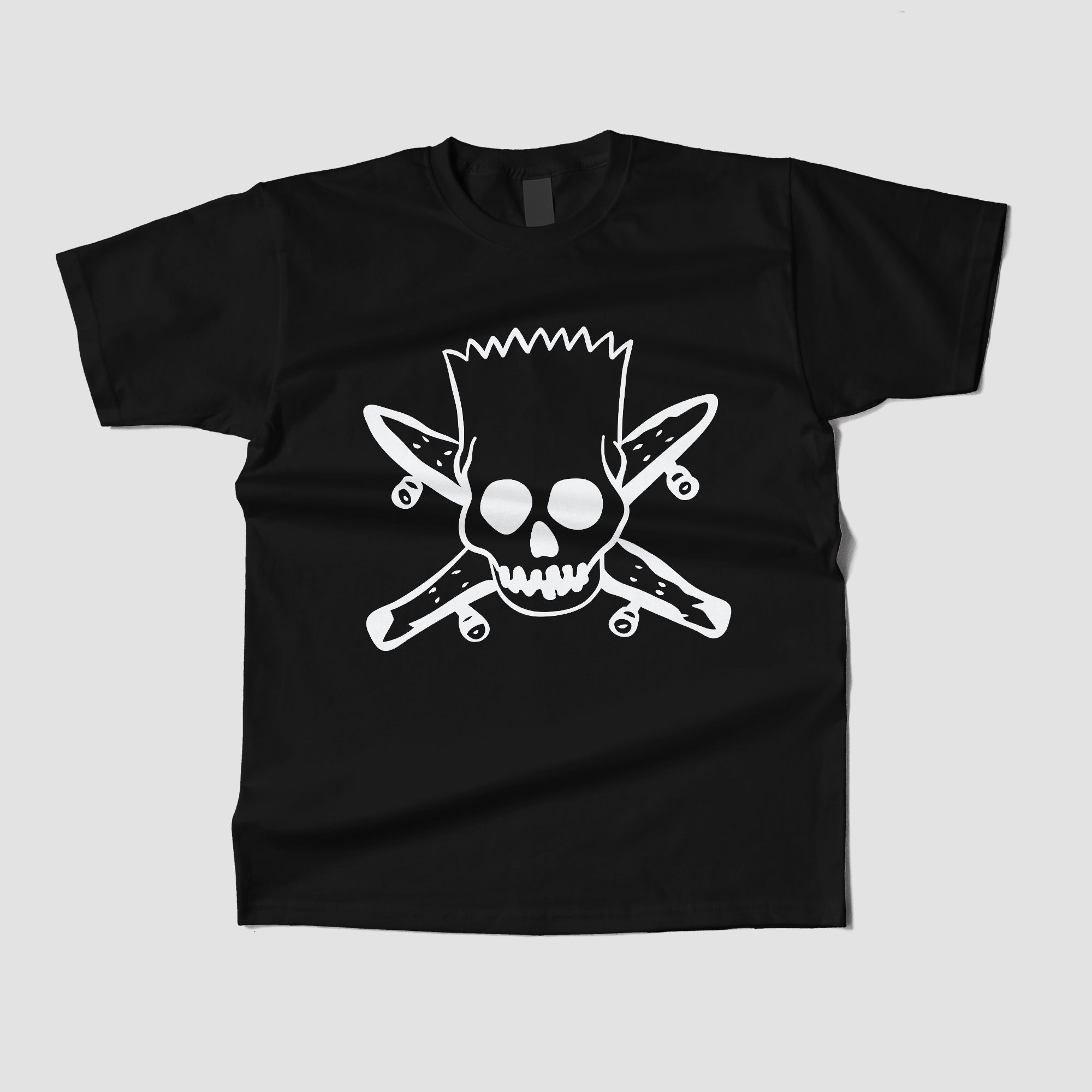 Pirate Skull Youth T-Shirt Black