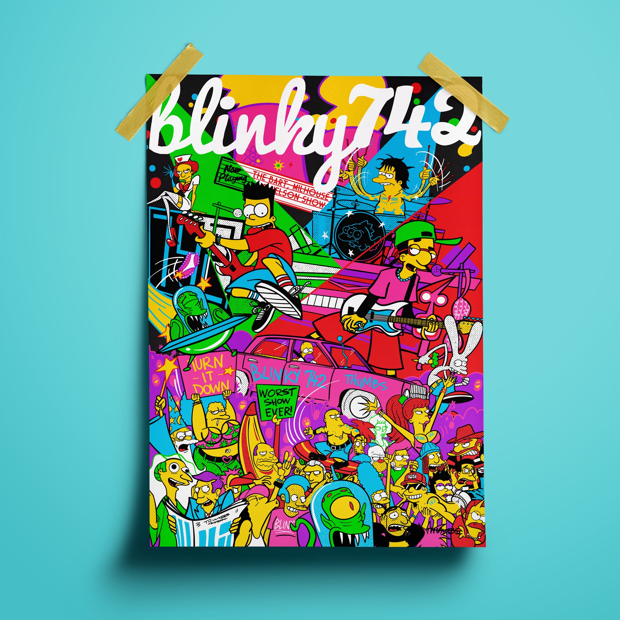 Blinky 742 Print