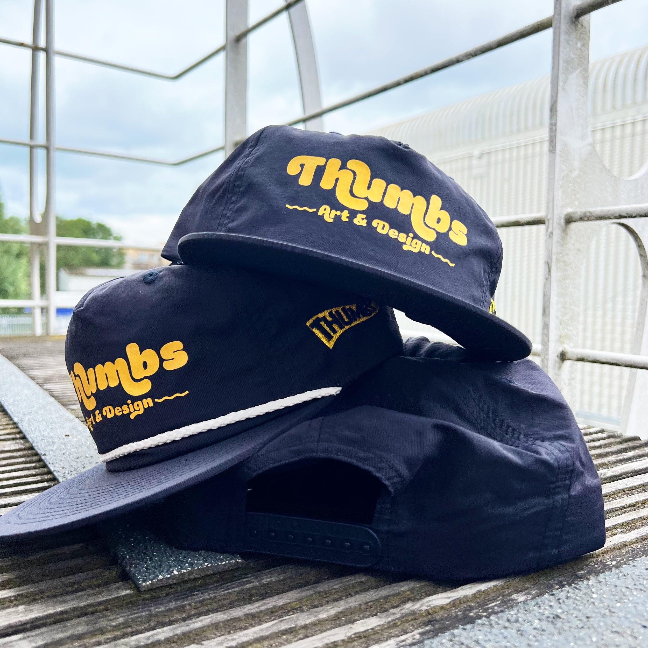 Thumbs Bubble Surf Cap Navy
