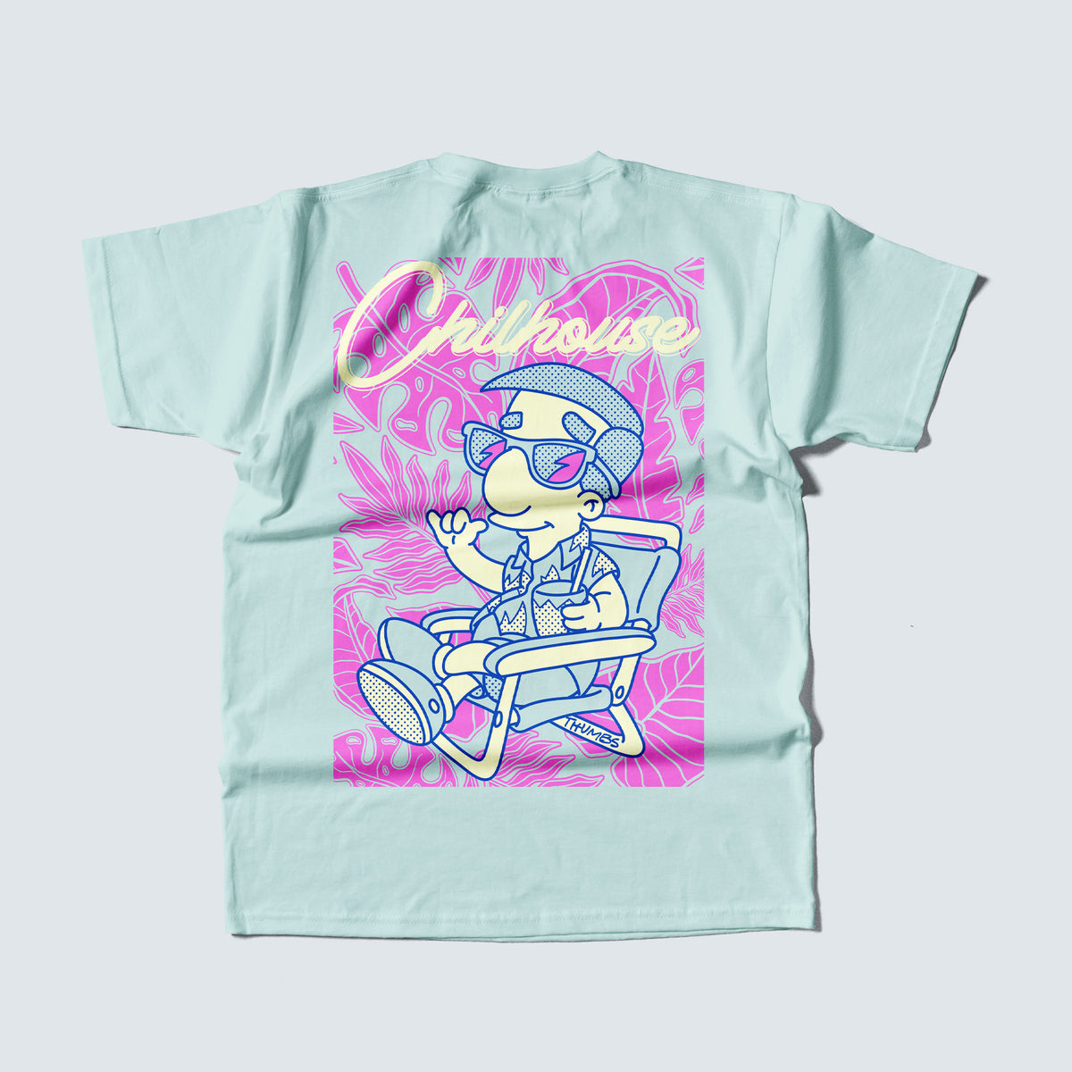 Chilhouse T-Shirt in Lagoon Blue