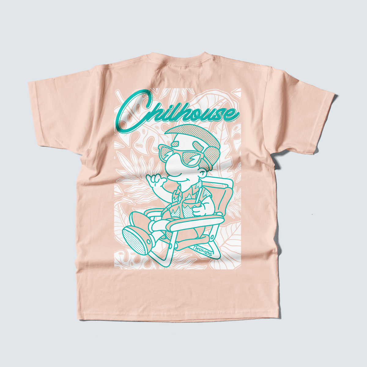 Chilhouse T-Shirt in Pale Pink