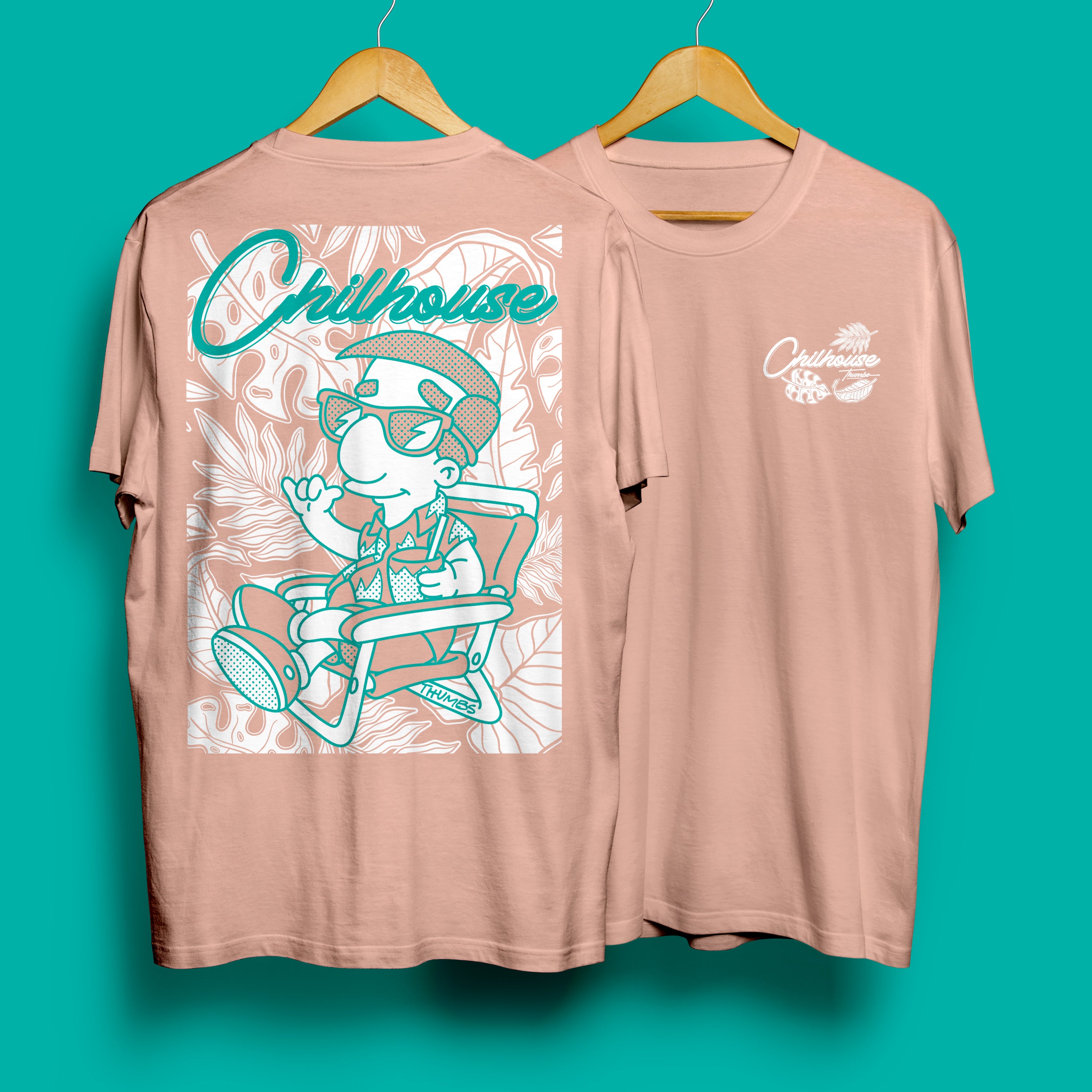 Chilhouse V2 Pale Pink T-Shirt (Preorder)