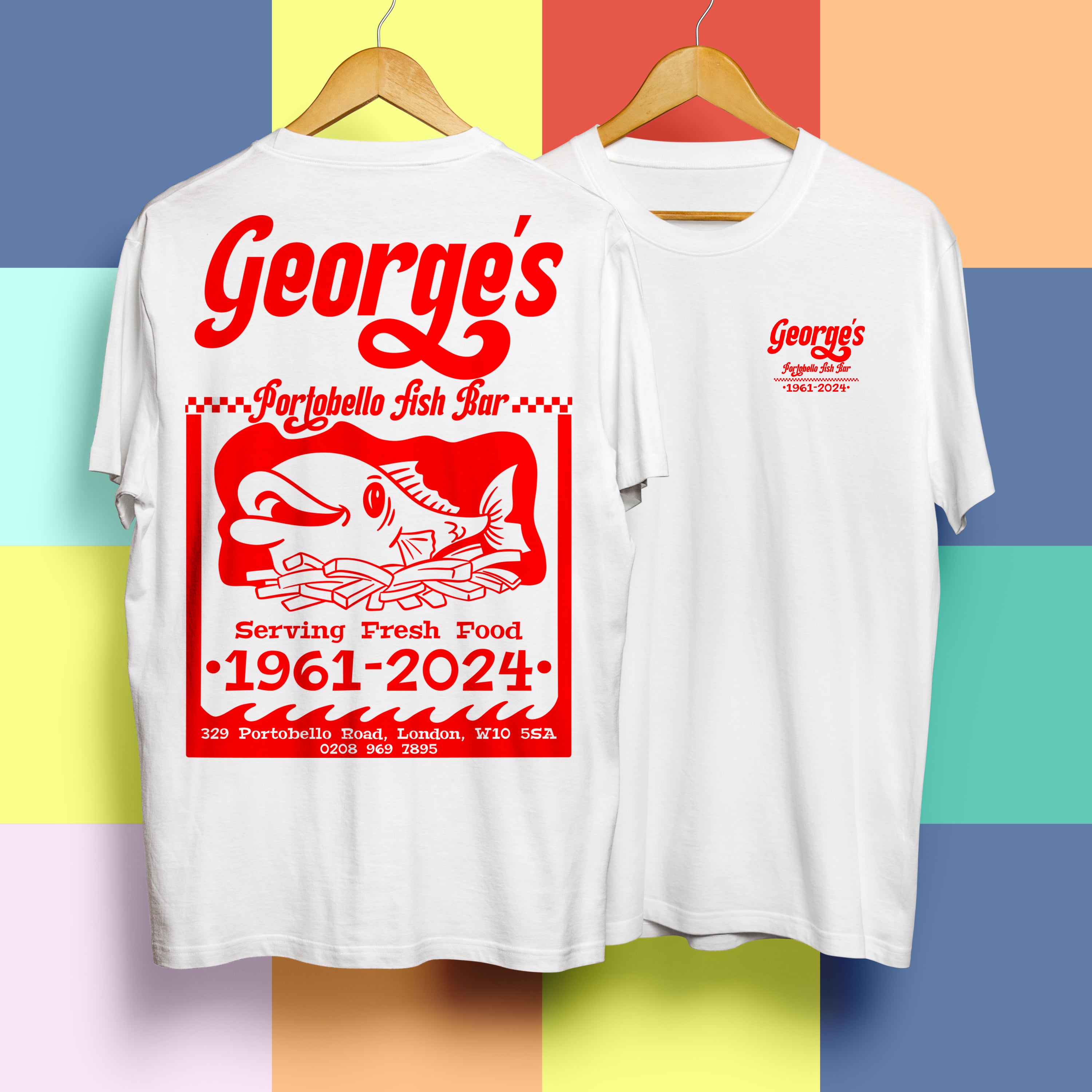 George's Fish Bar Anniversary T-Shirt