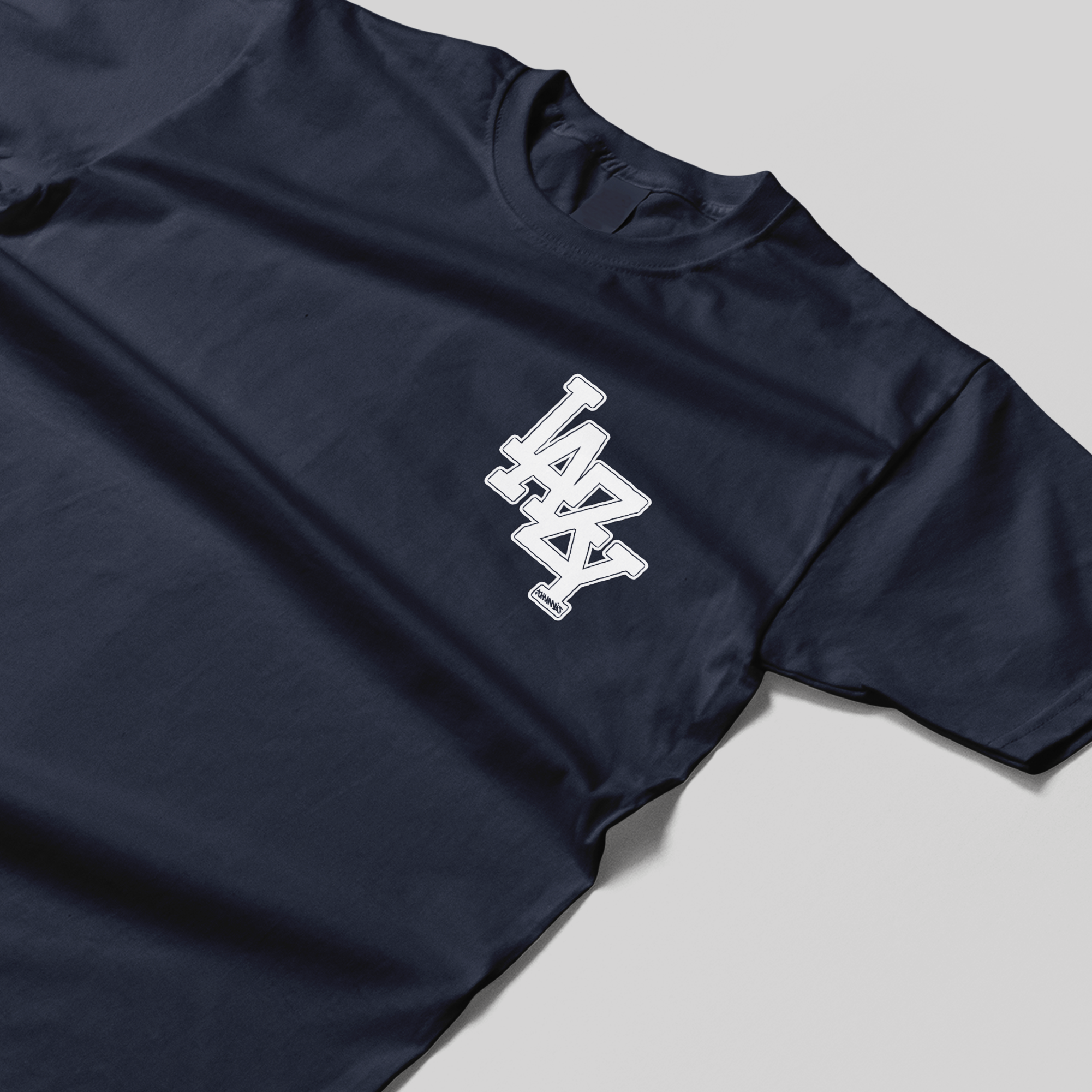 Thumbs LA-ZY T-Shirt in Navy