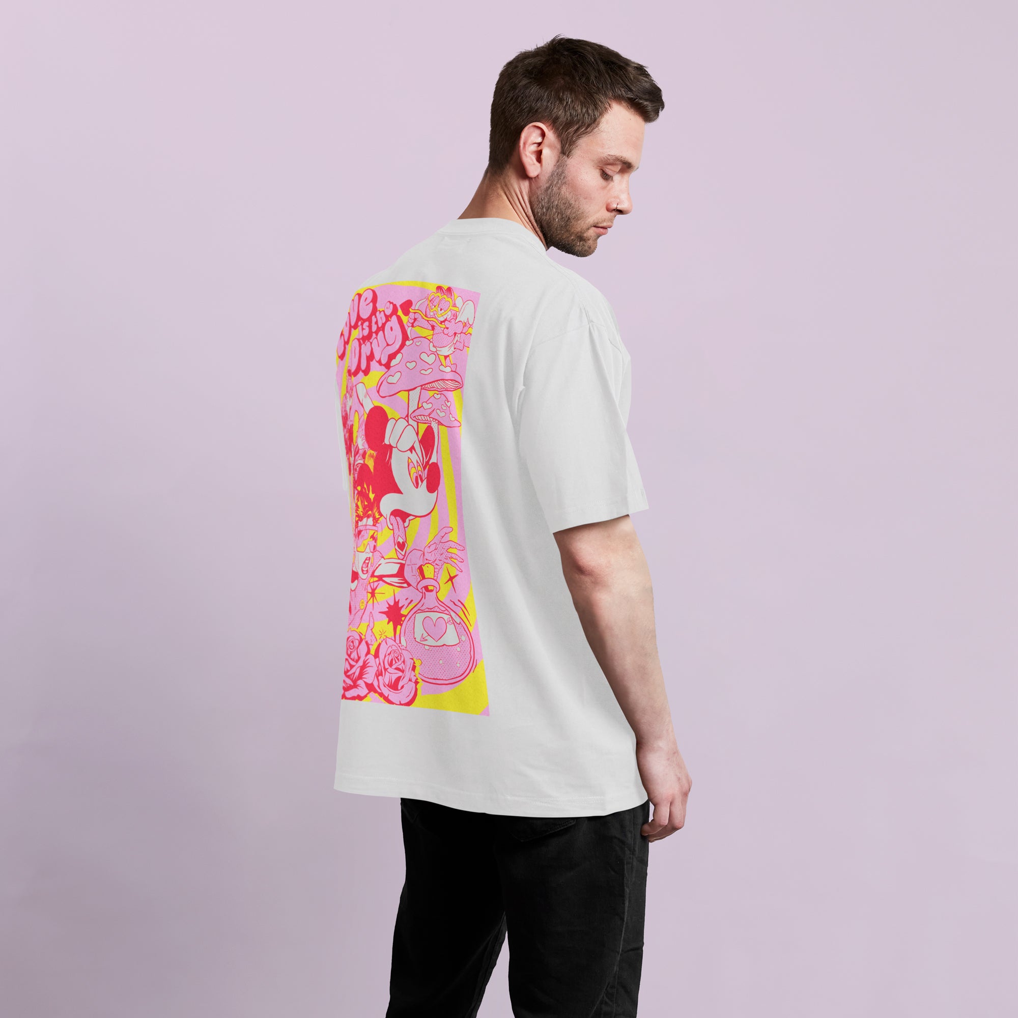 APPLIED ART FORMS LOVE IS THE DRUG Tシャツ APPLIED ART FORMS 