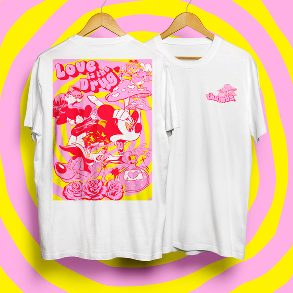 APPLIED ART FORMS LOVE IS THE DRUG Tシャツ APPLIED ART FORMS 