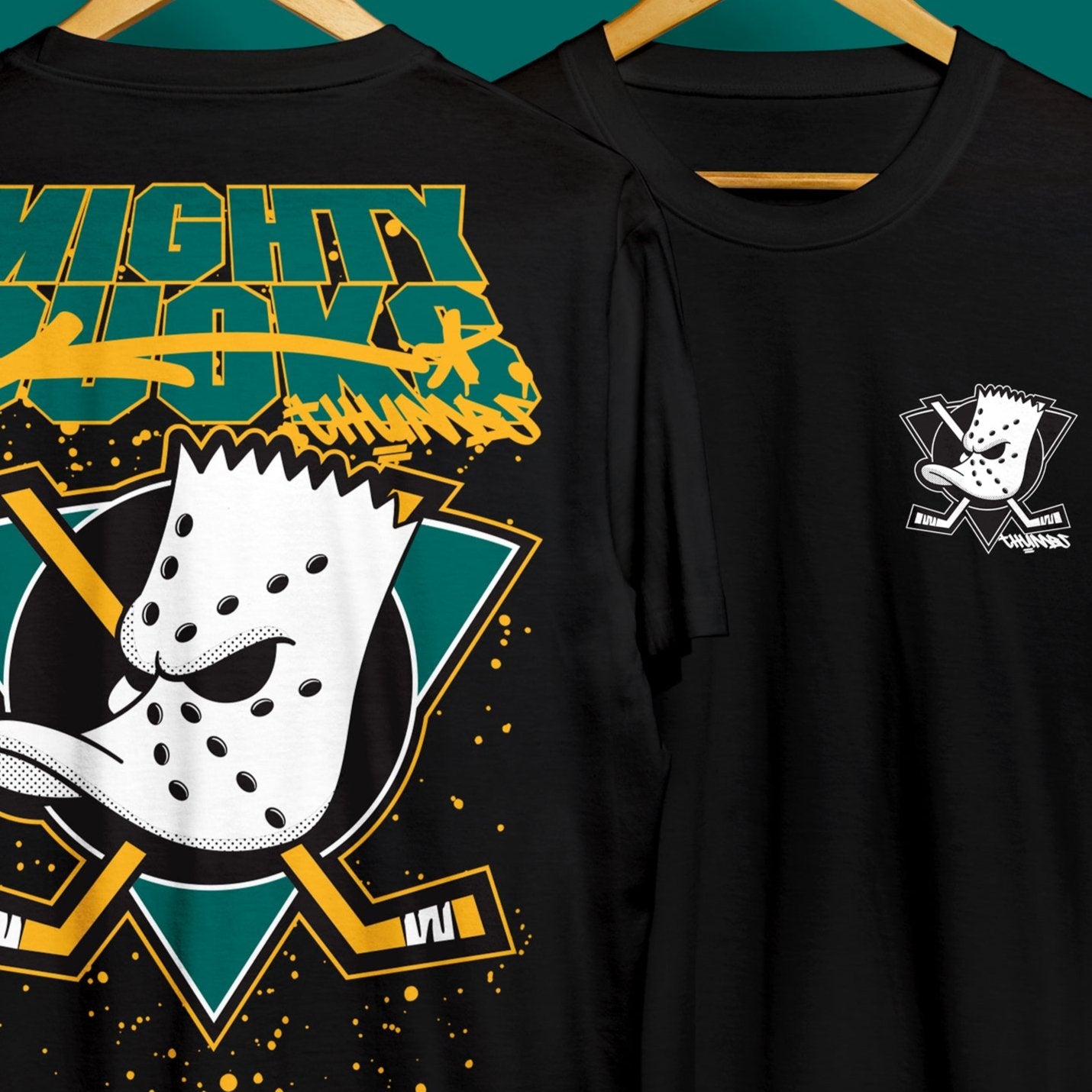 Springfield Ducks T Shirt Thumbs Design