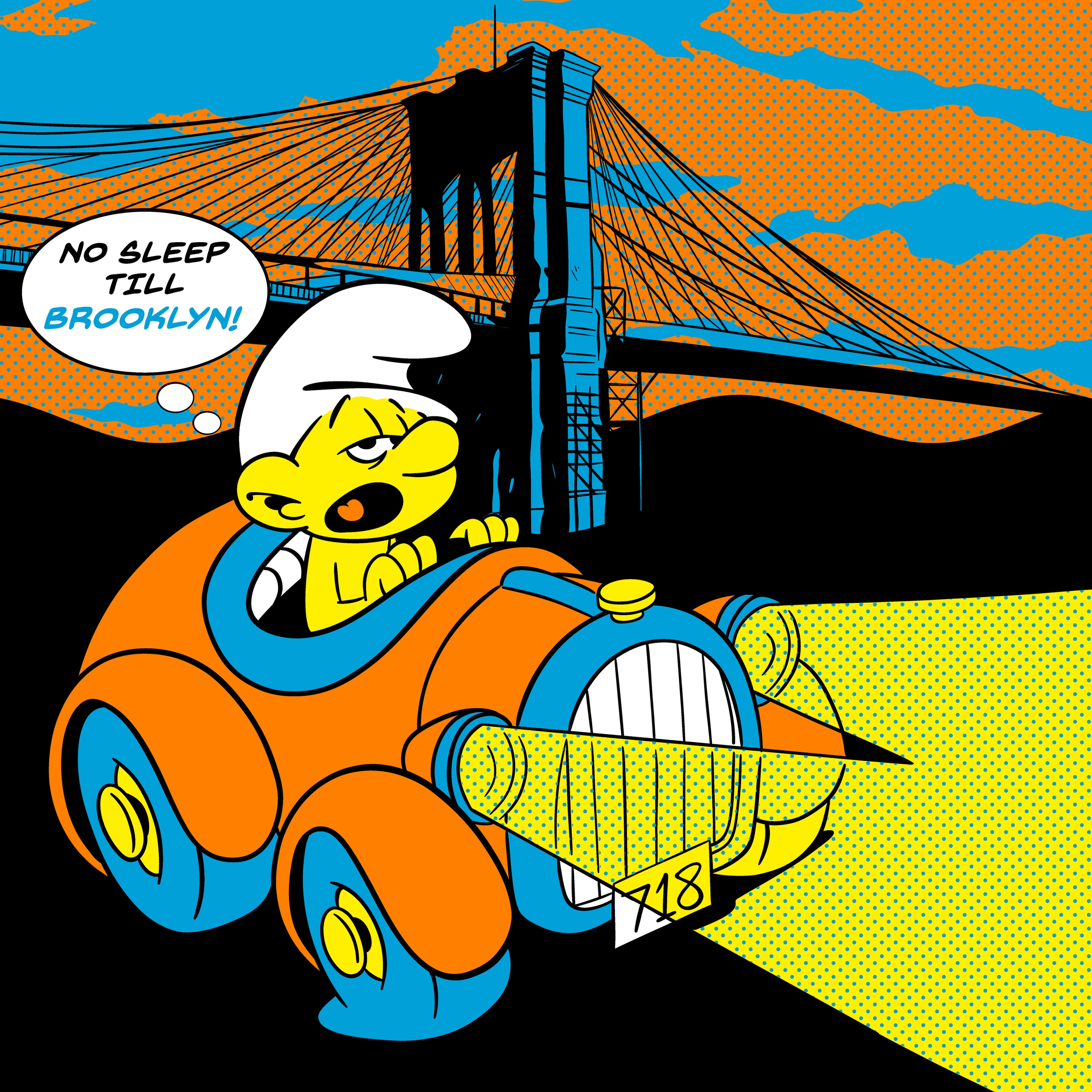 No Sleep Till Brooklyn "Seconds" Art Print - 24"