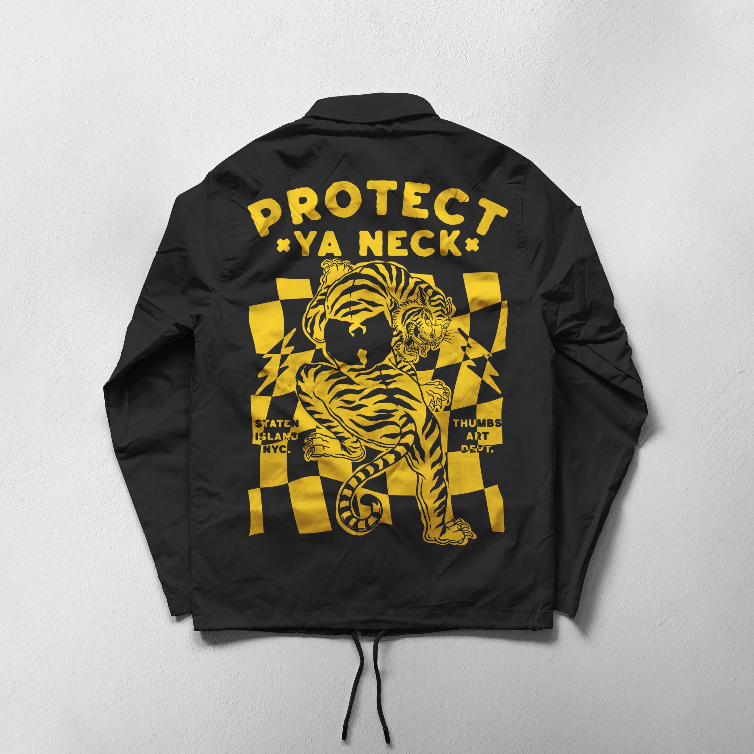 Protect Ya Neck Coach Jacket Black