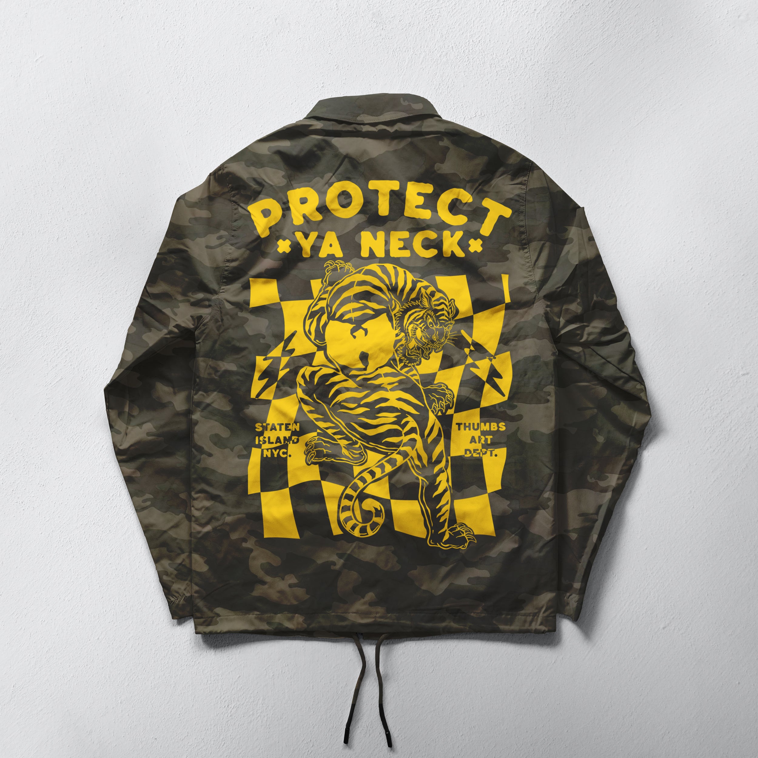 Protect Ya Neck Coach Jacket Camo