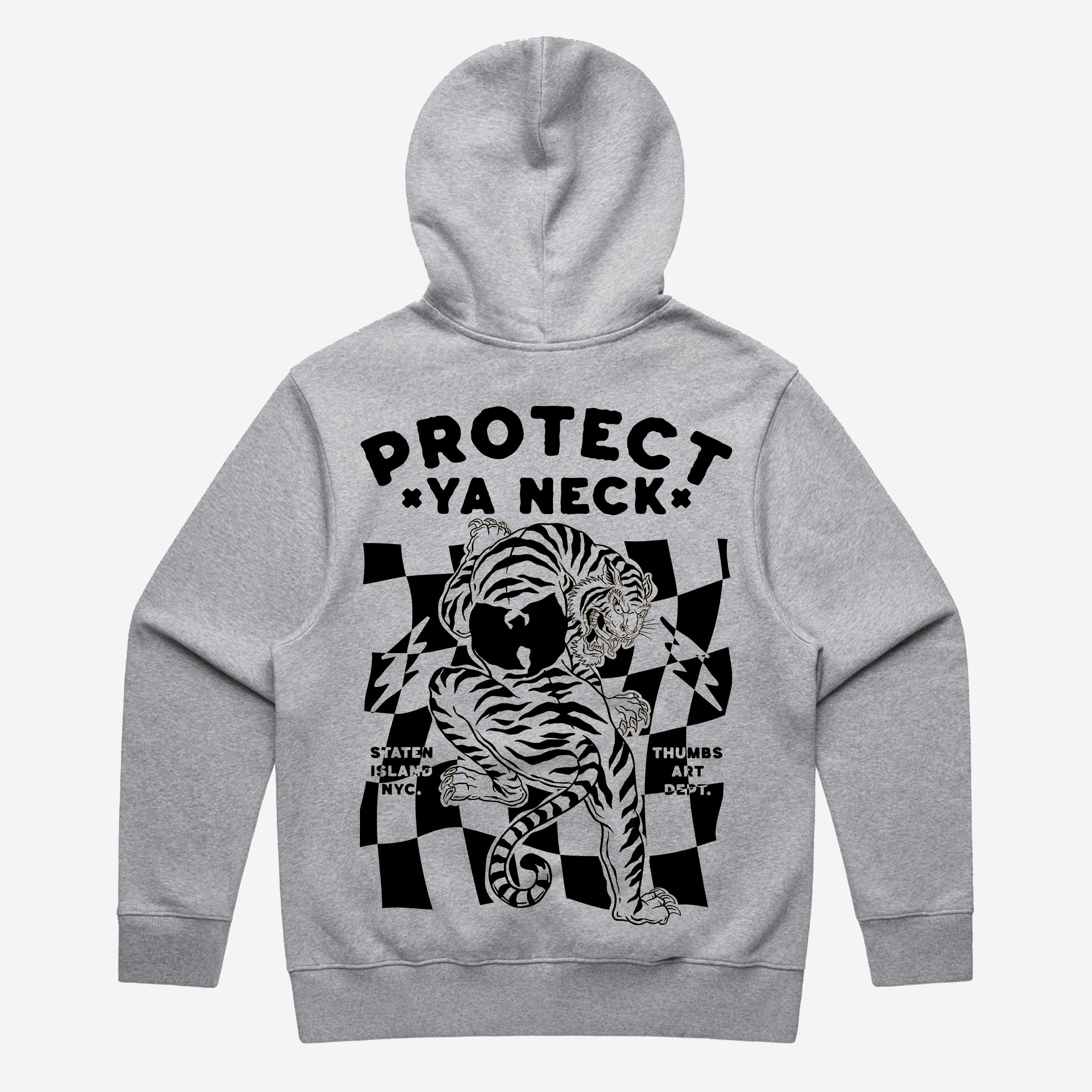 Protect Ya Neck Heavy Oversized Athletic Heather Hood