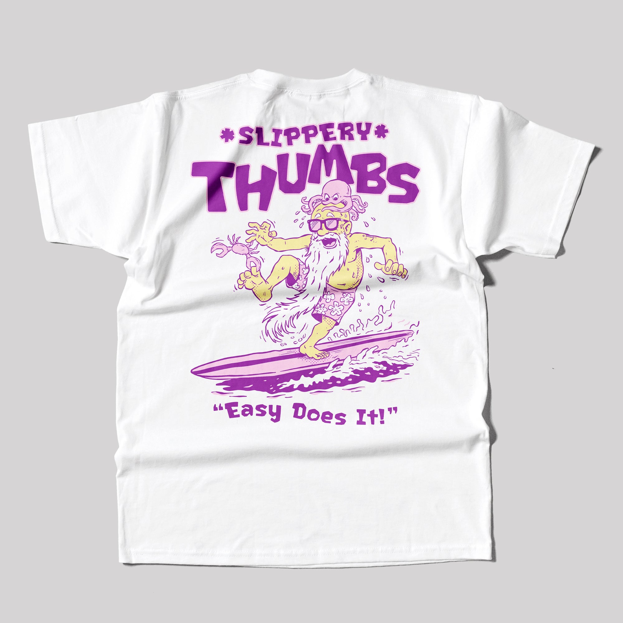 Slippery Thumbs T-Shirt in White