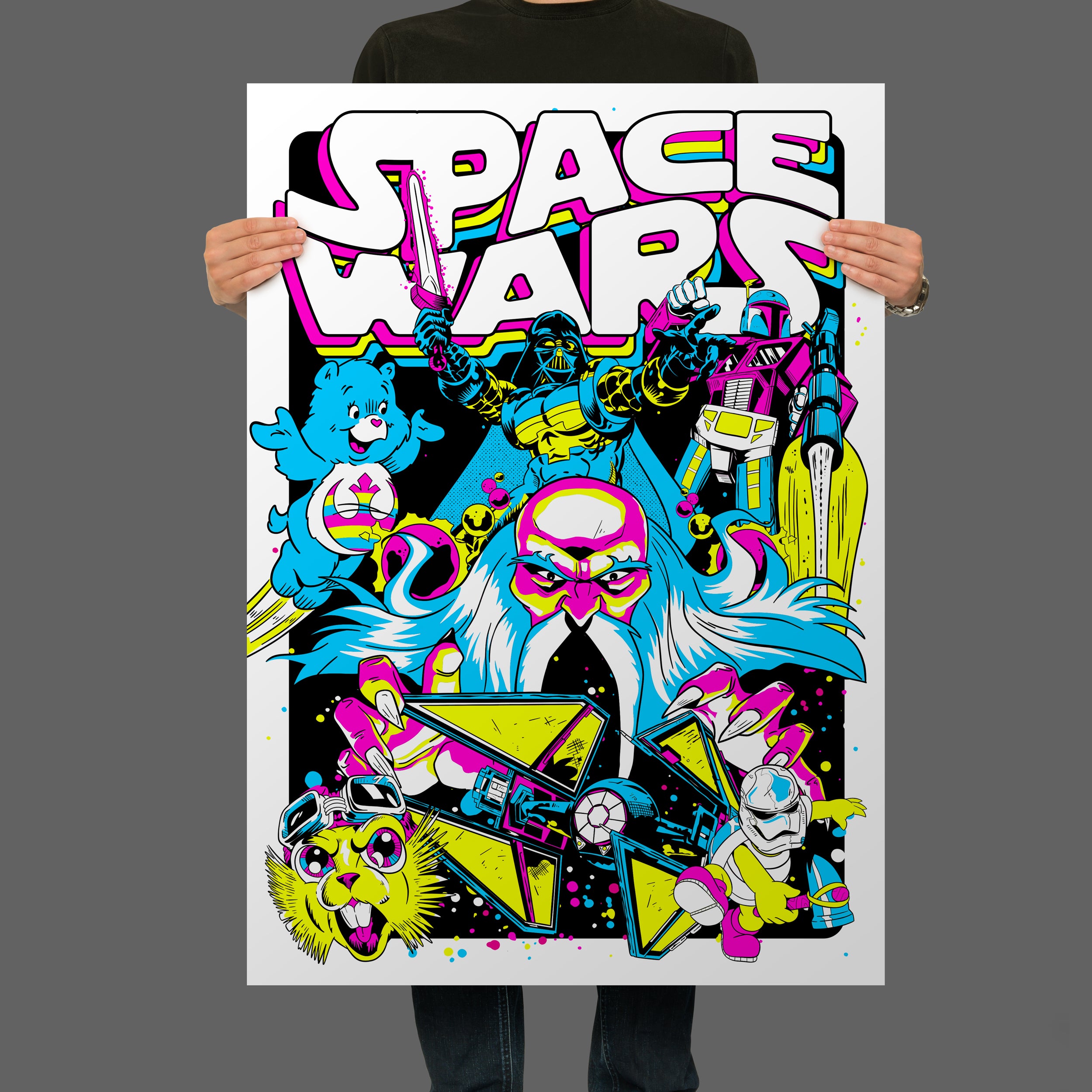 Space Wars Giclee Fine Art Print