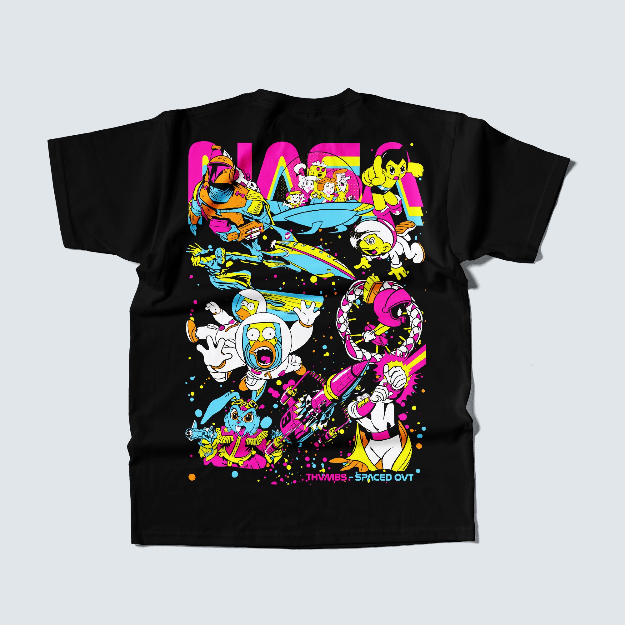 Spaced Out T-Shirt Black