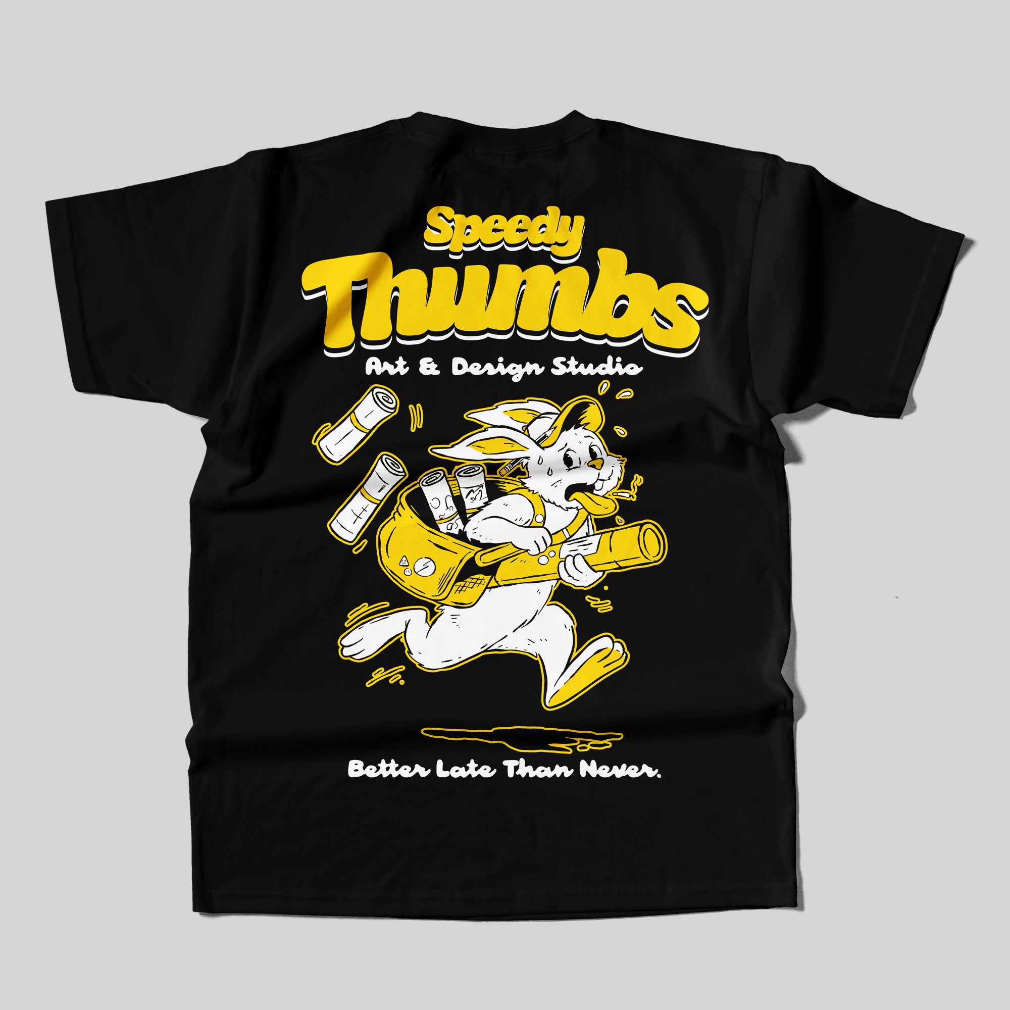 Speedy Thumbs T-Shirt in Black