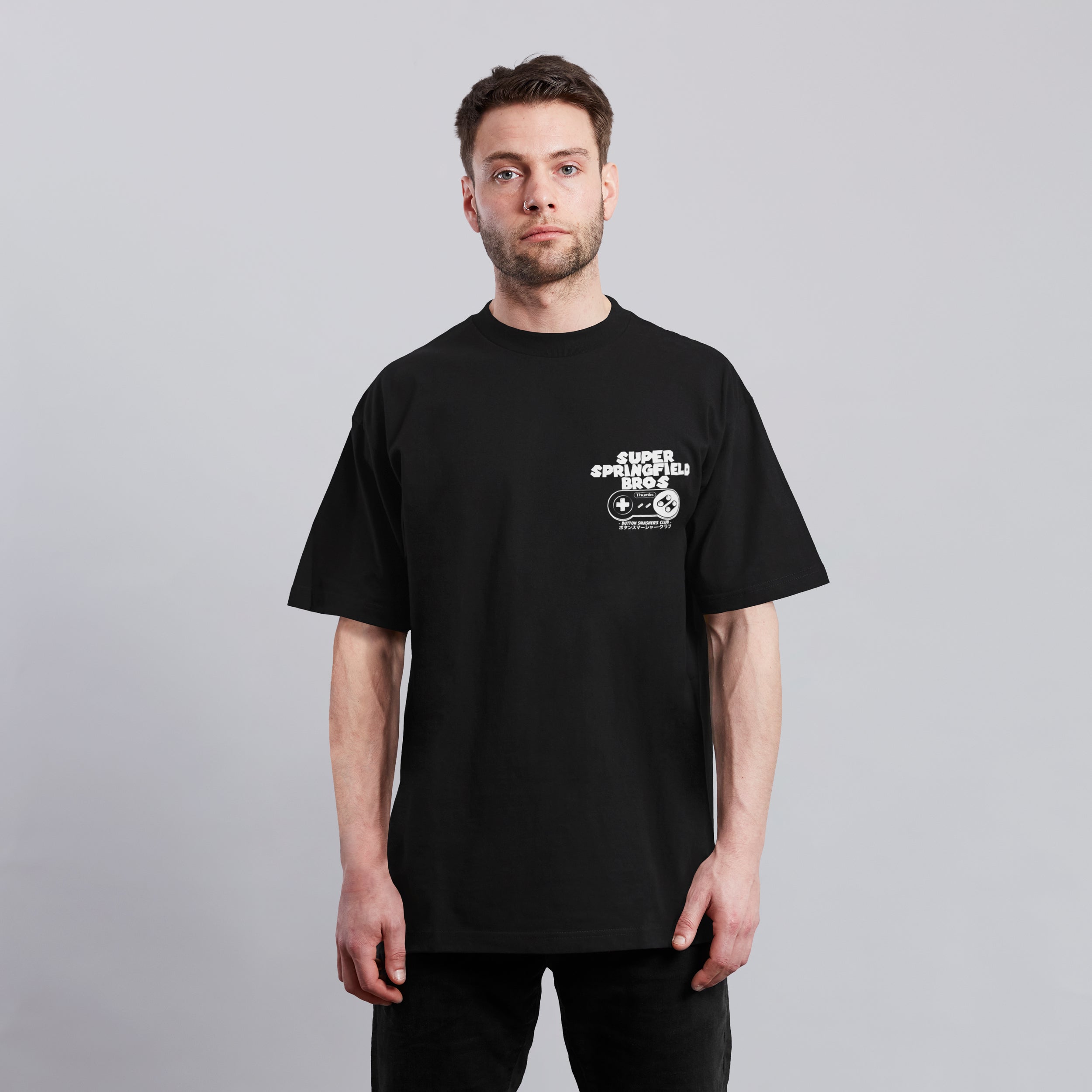 Super Springfield Bros T-Shirt Black