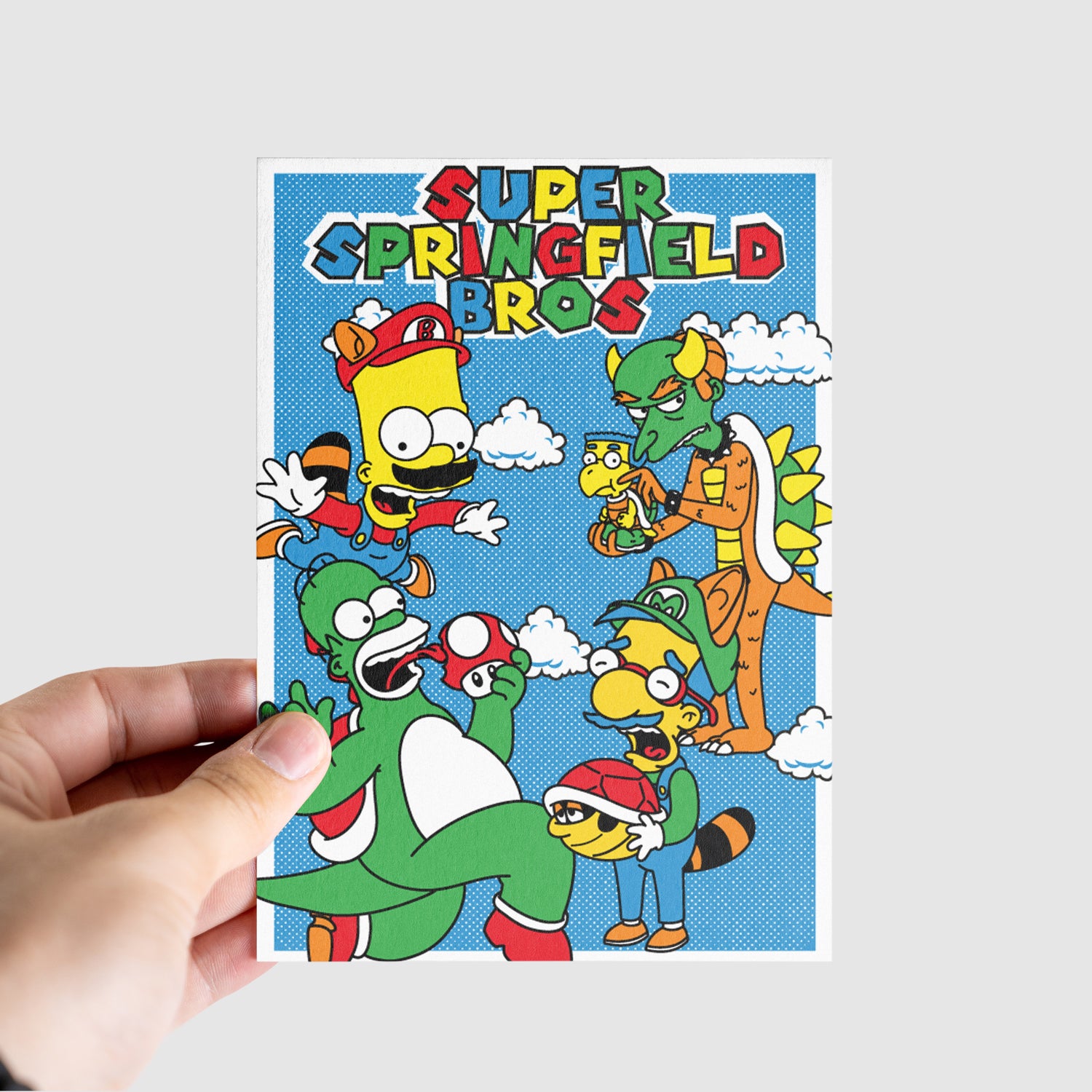 Super Springfield Bros Mini Print