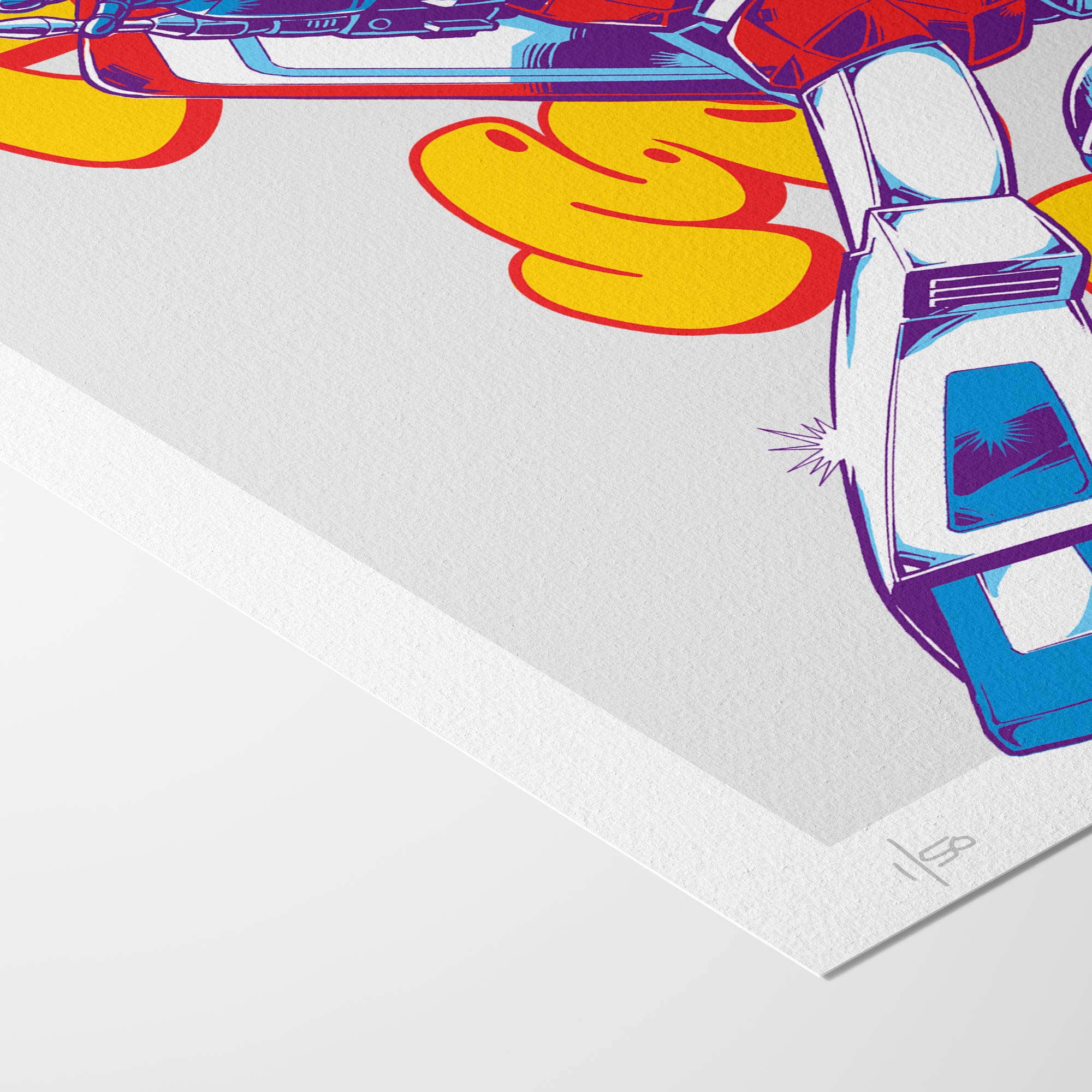 Transfomers x Thumbs Starscream Aerosol Giclee Art Print