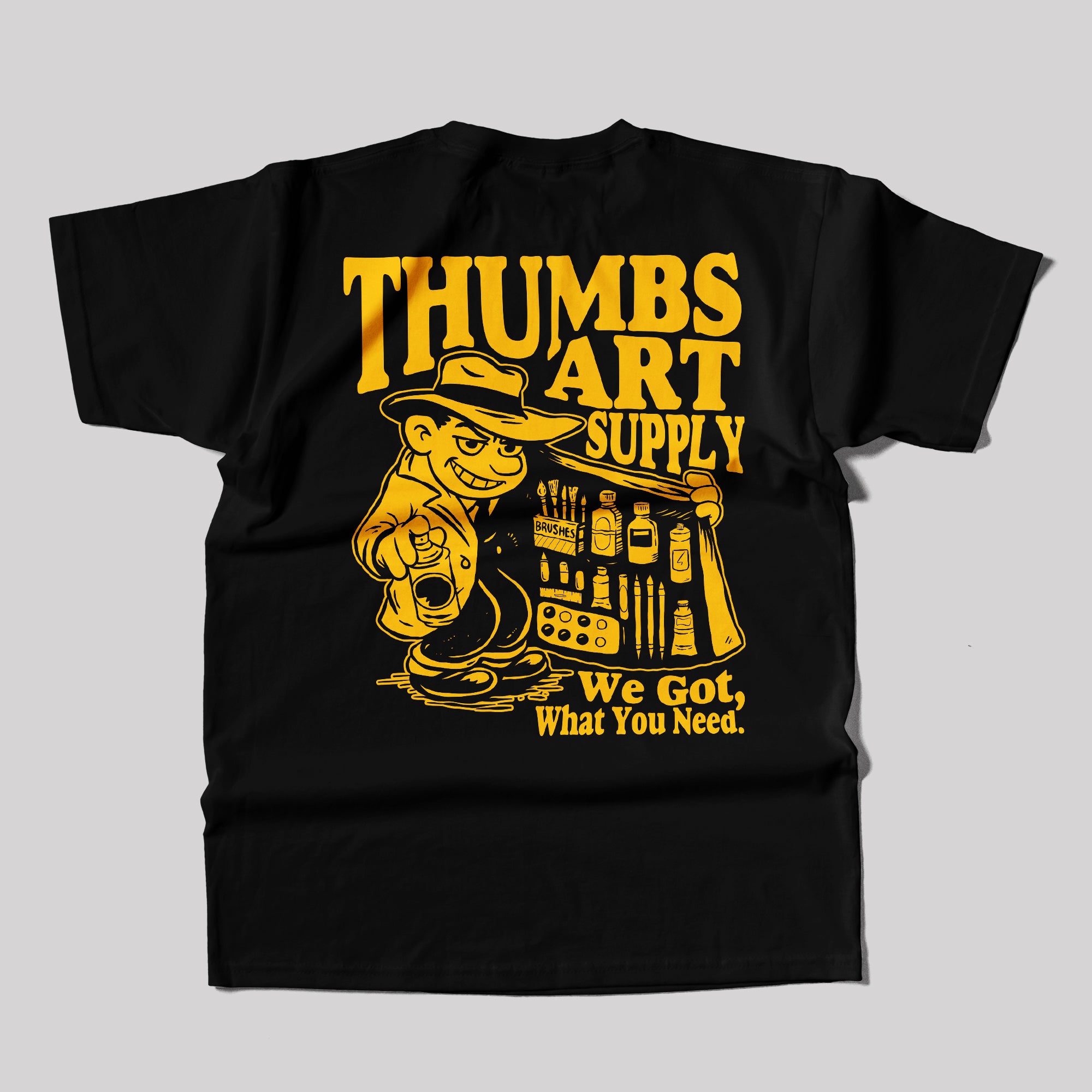 Thumbs Art Supply T-Shirt in Black