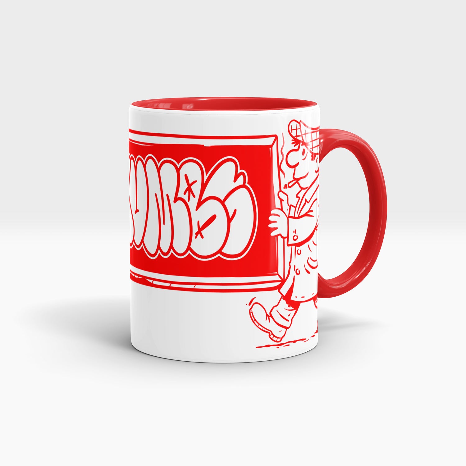 Thumbs Shifting Art Ceramic Mug