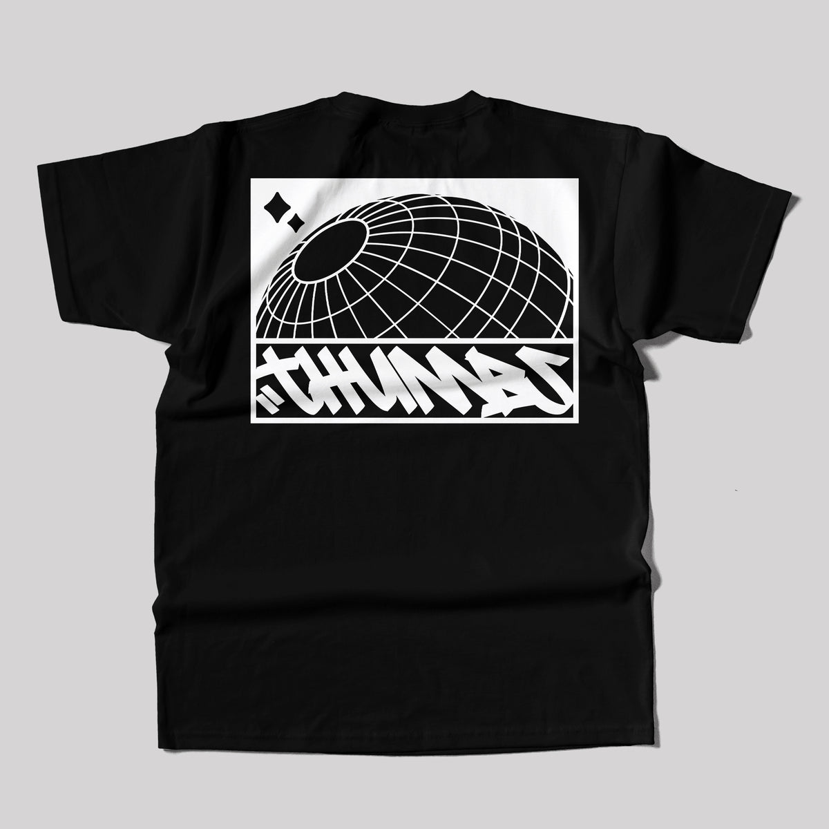 Thumbs Global T-Shirt in Black