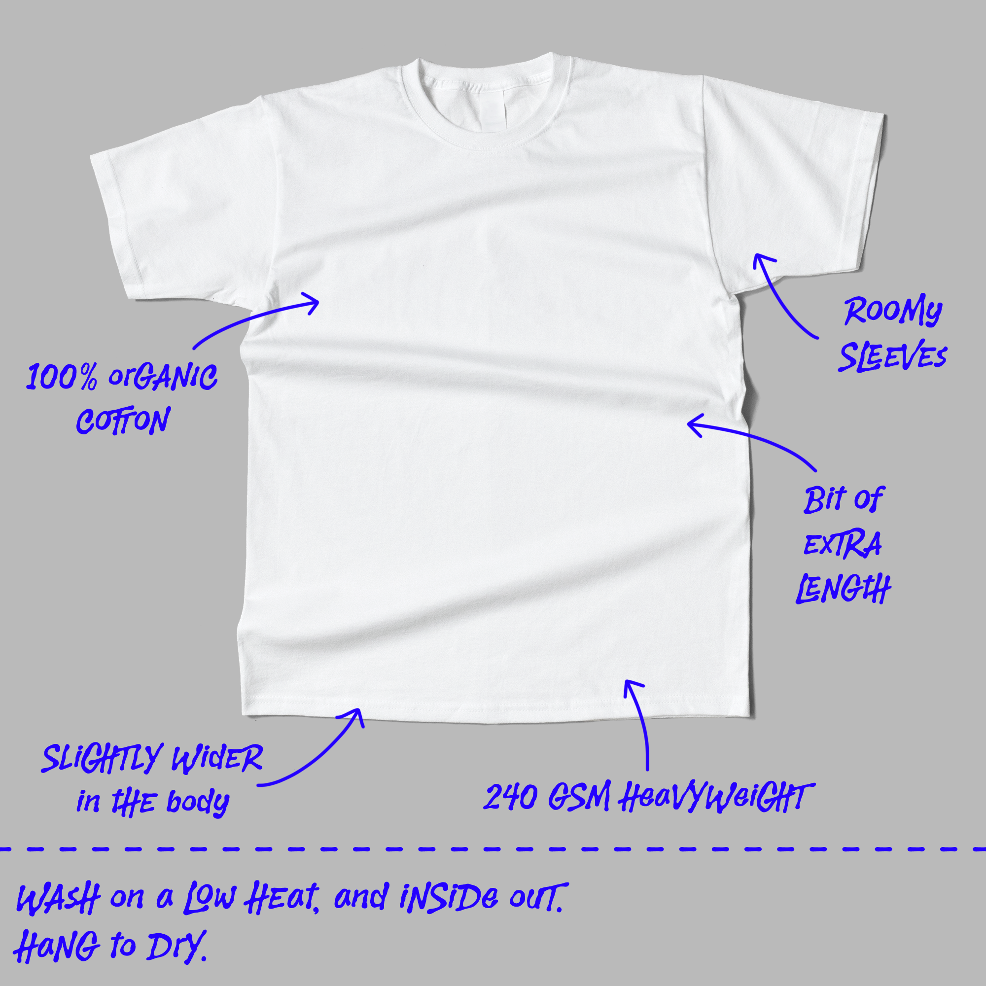 Thumbs Stock Car T-Shirt in White