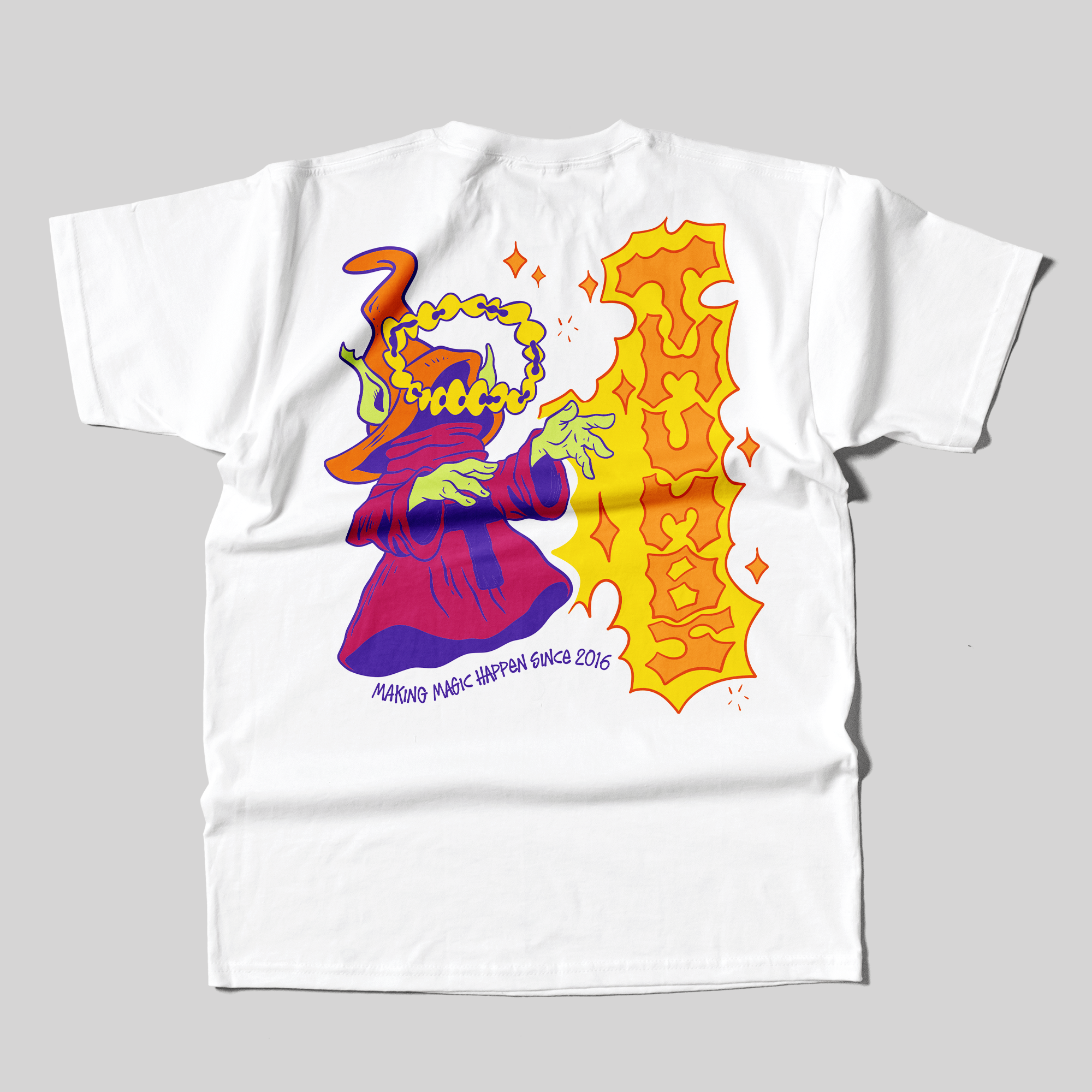 Thumbs Sorcerer T-Shirt in White