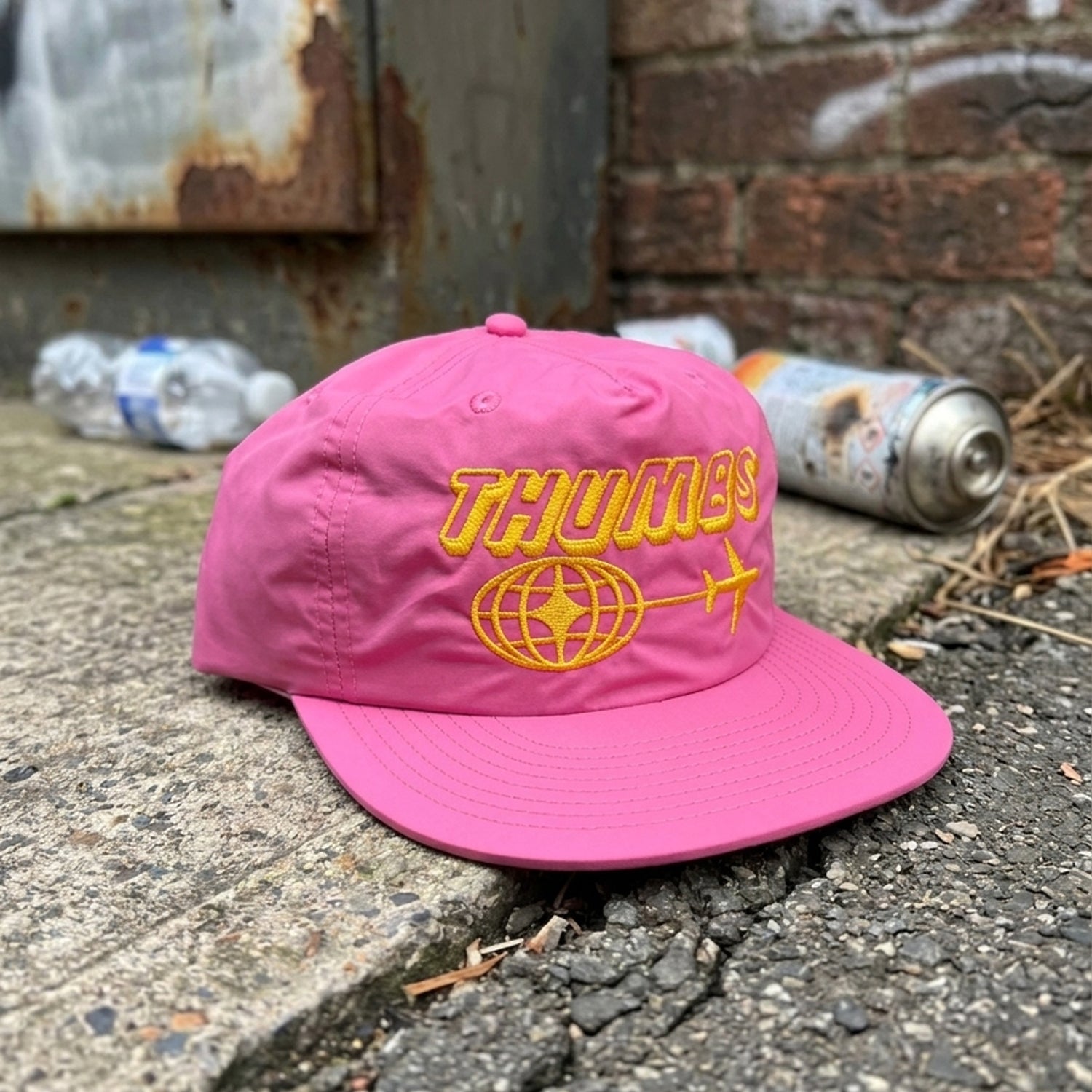 Thumbs Worldwide Nylon Cap Chairty Pink