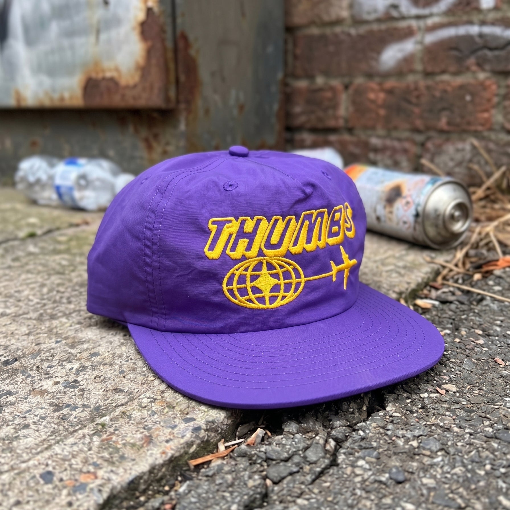 Thumbs Worldwide Nylon Cap Violet