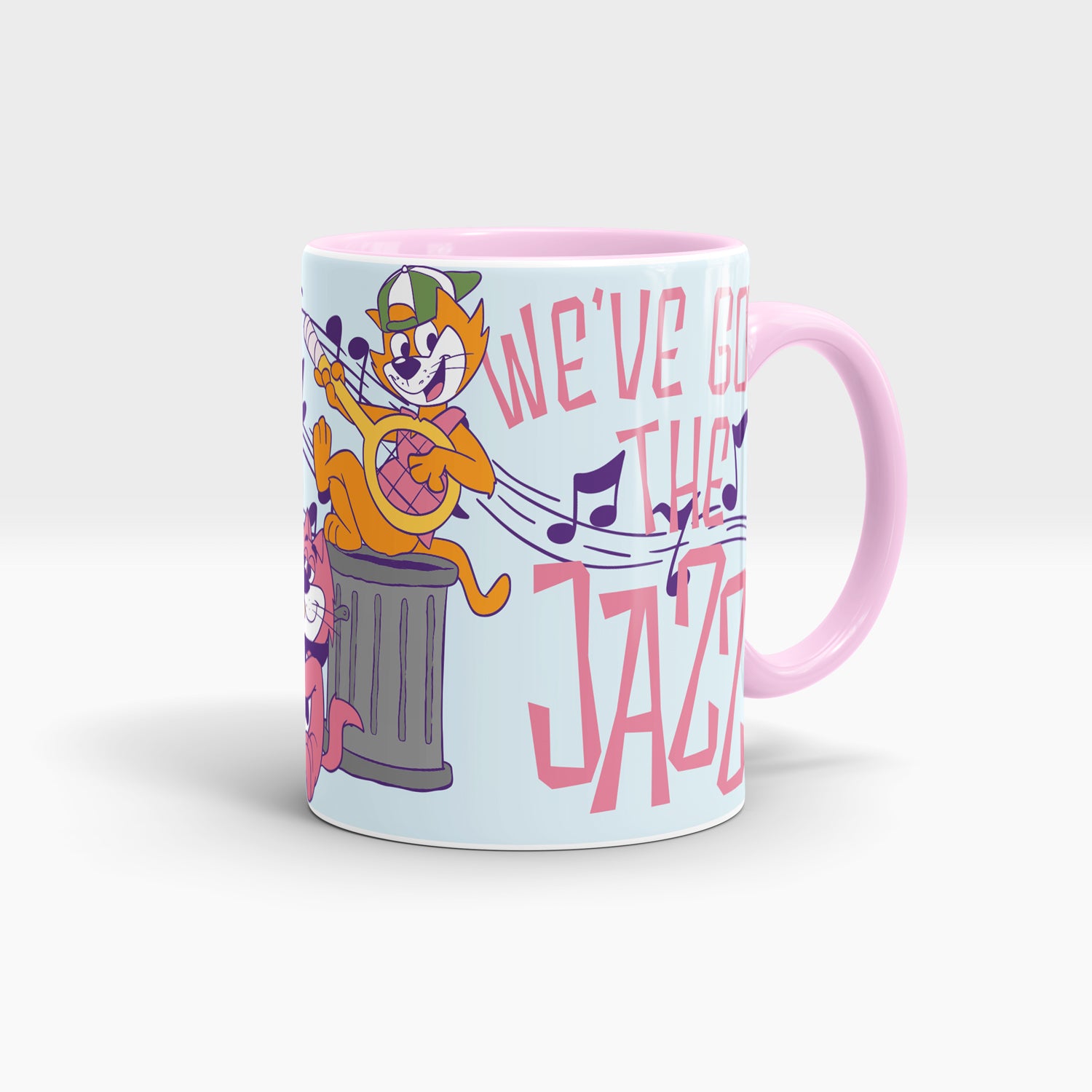 Thumbs Jazz Catz Ceramic Mug