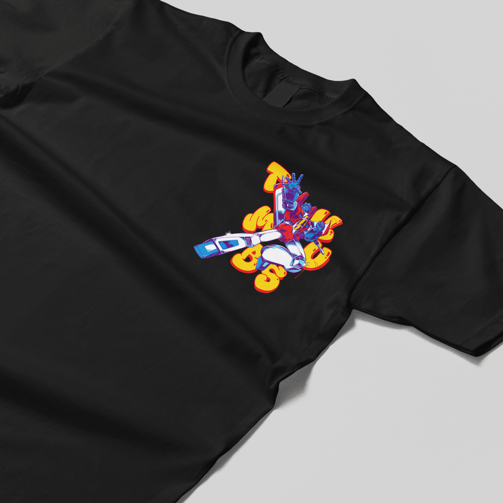 Transformers x Thumbs Starscream Aerosol T-Shirt in Black