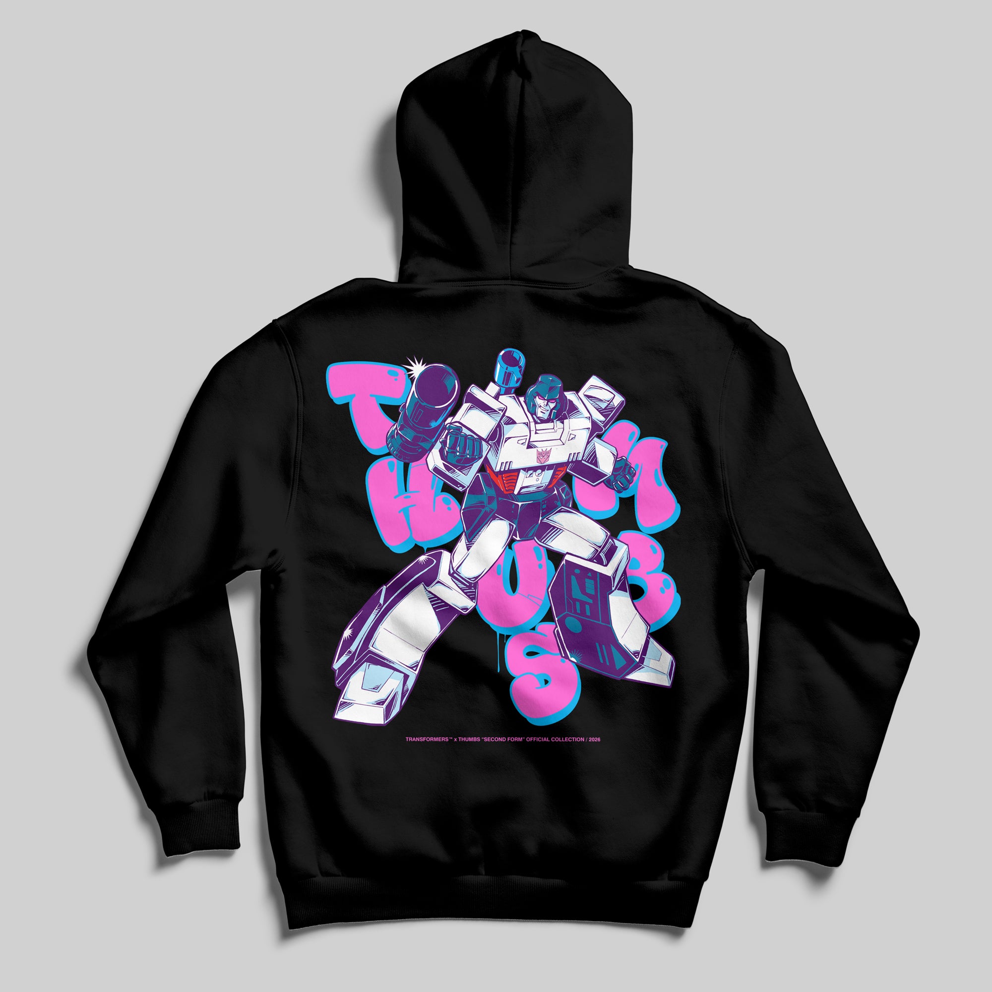 Transformers x Thumbs Megatron Aerosol Hood in Black