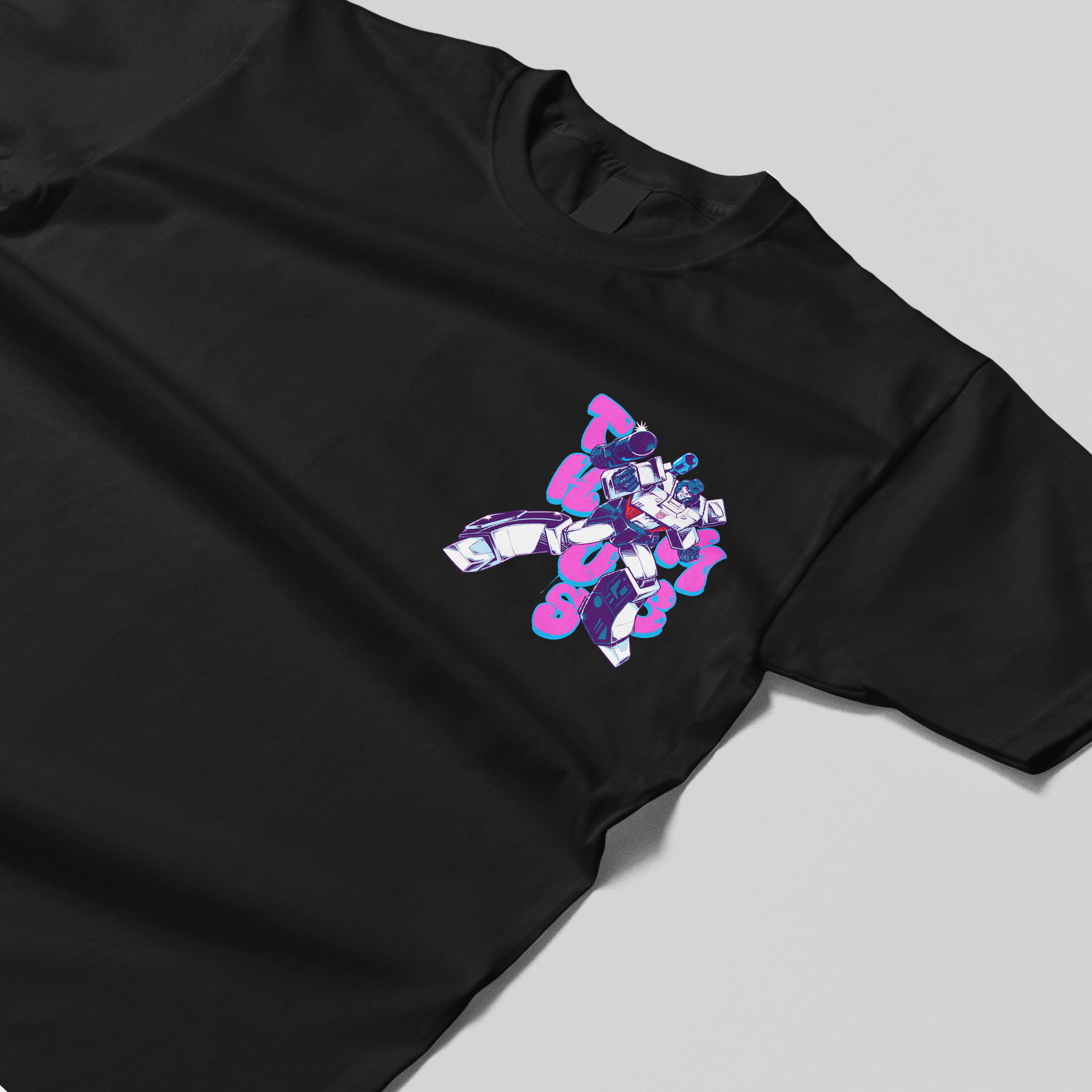 Transformers x Thumbs Megatron Aerosol T-Shirt in Black