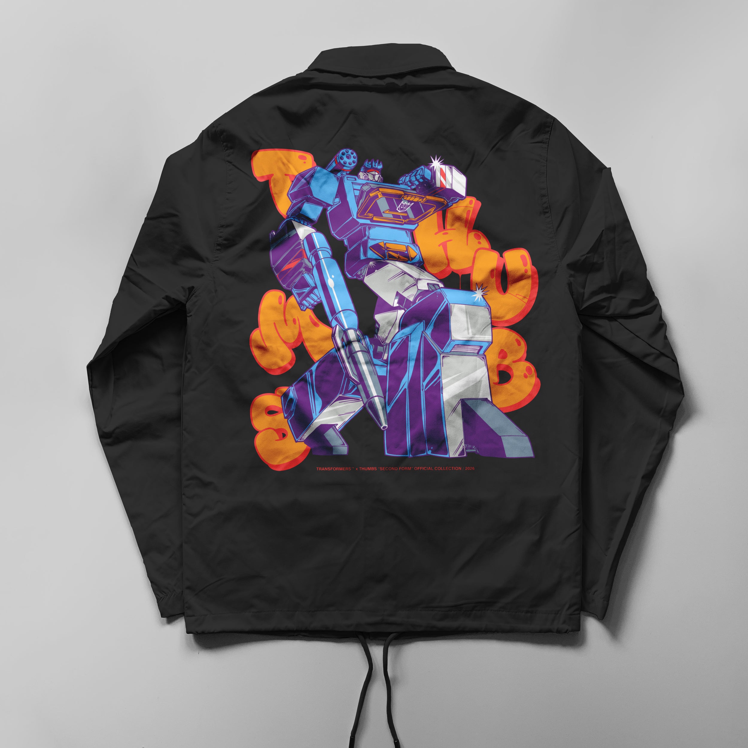 Transformers x Thumbs Soundwave Aerosol Coach Jacket