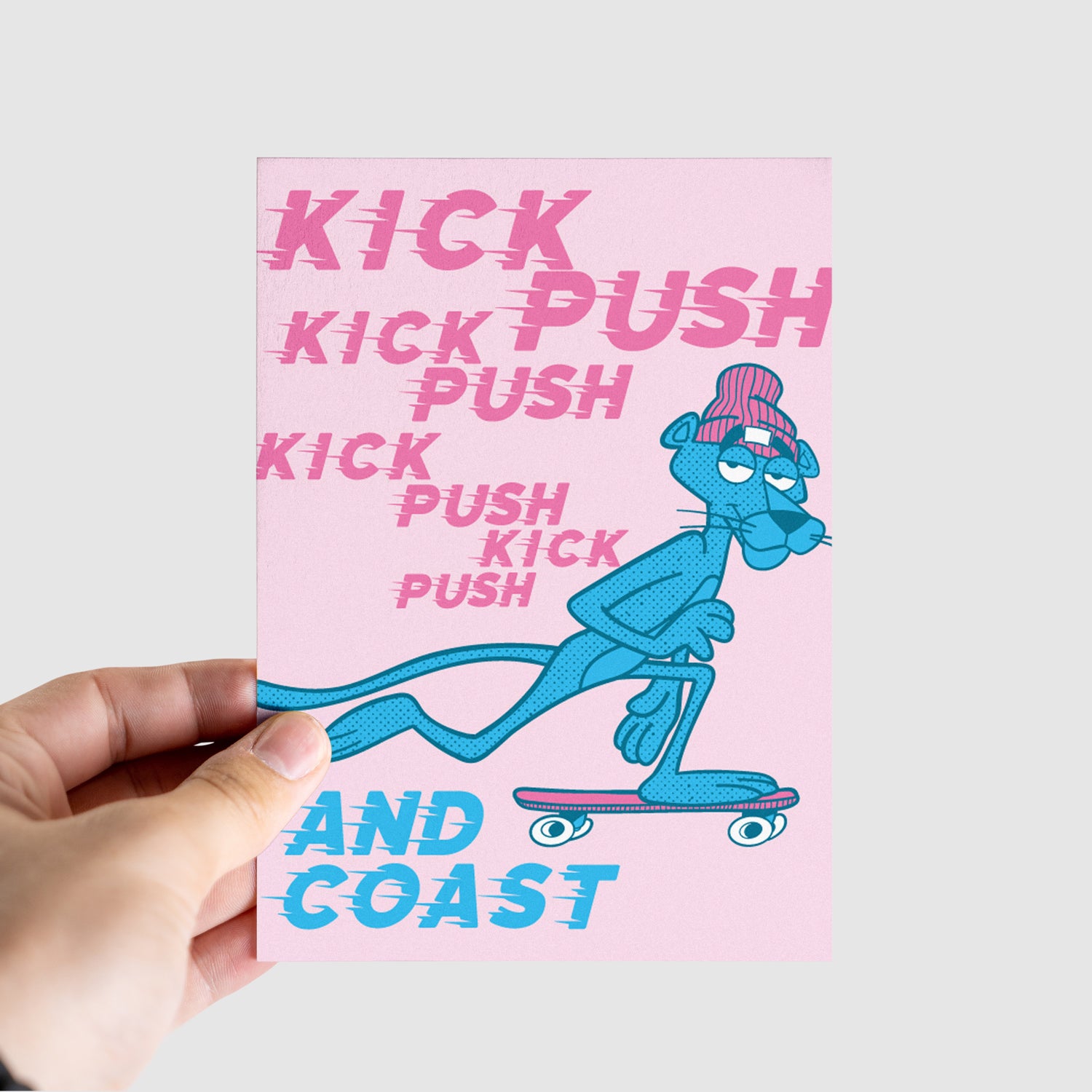 Kick Push Mini Print