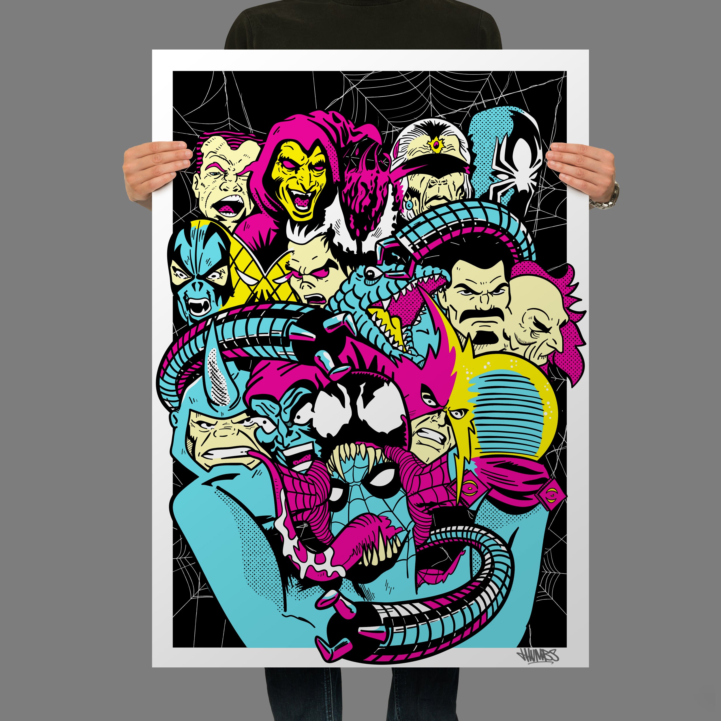 Self Loathing Tangled Web Giclee Art Print