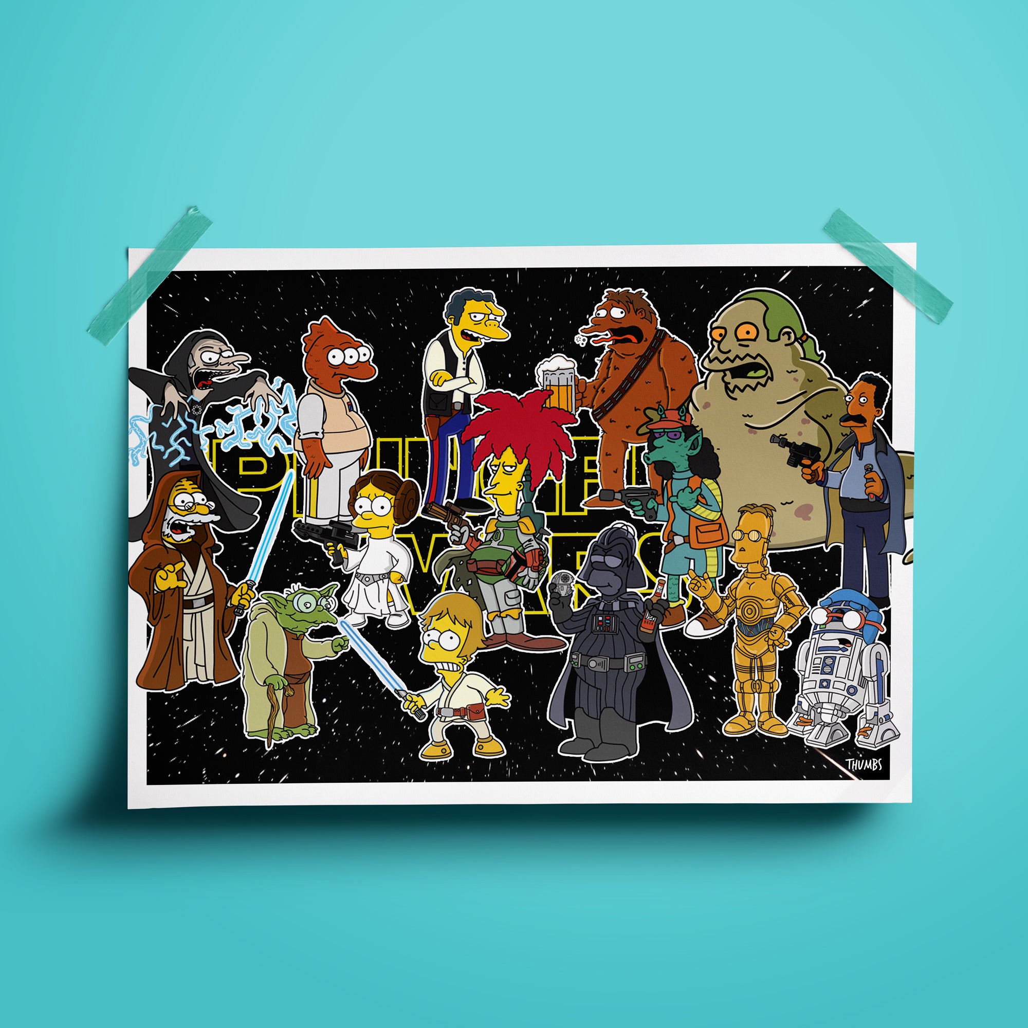 Springfield Wars Print