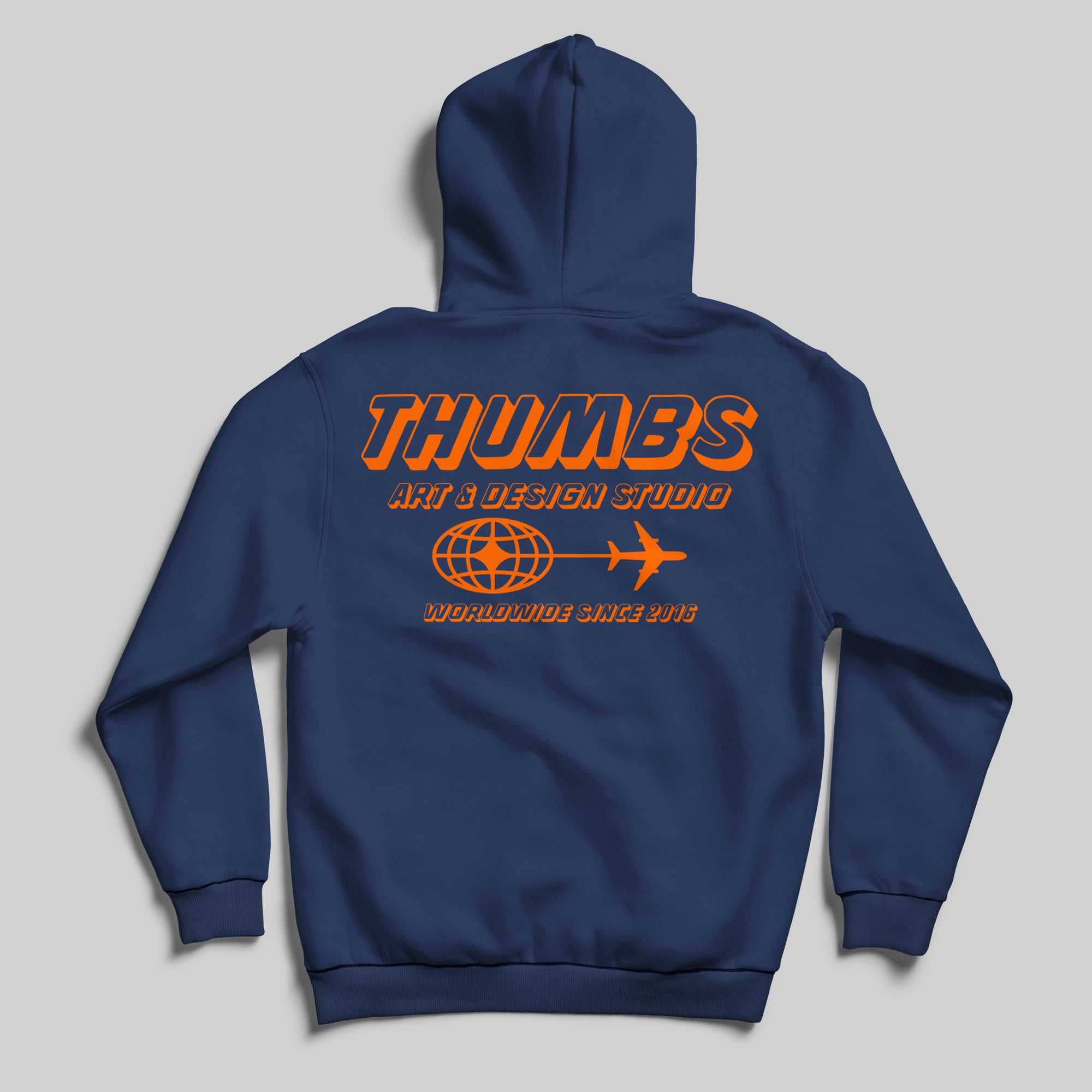 Thumbs Worldwide Hood in Cobalt