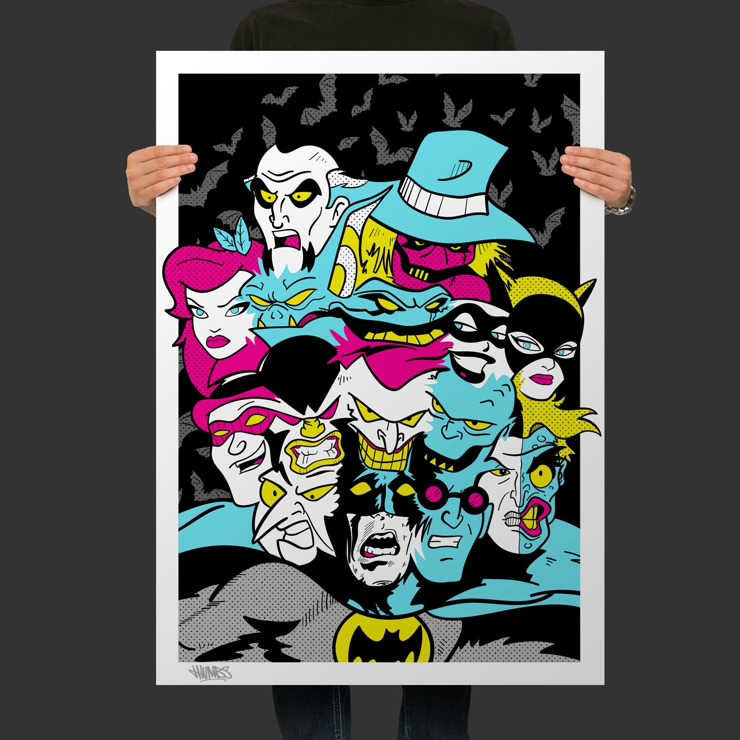 Bat out of Hell "Seconds" Art Print - A1 Size