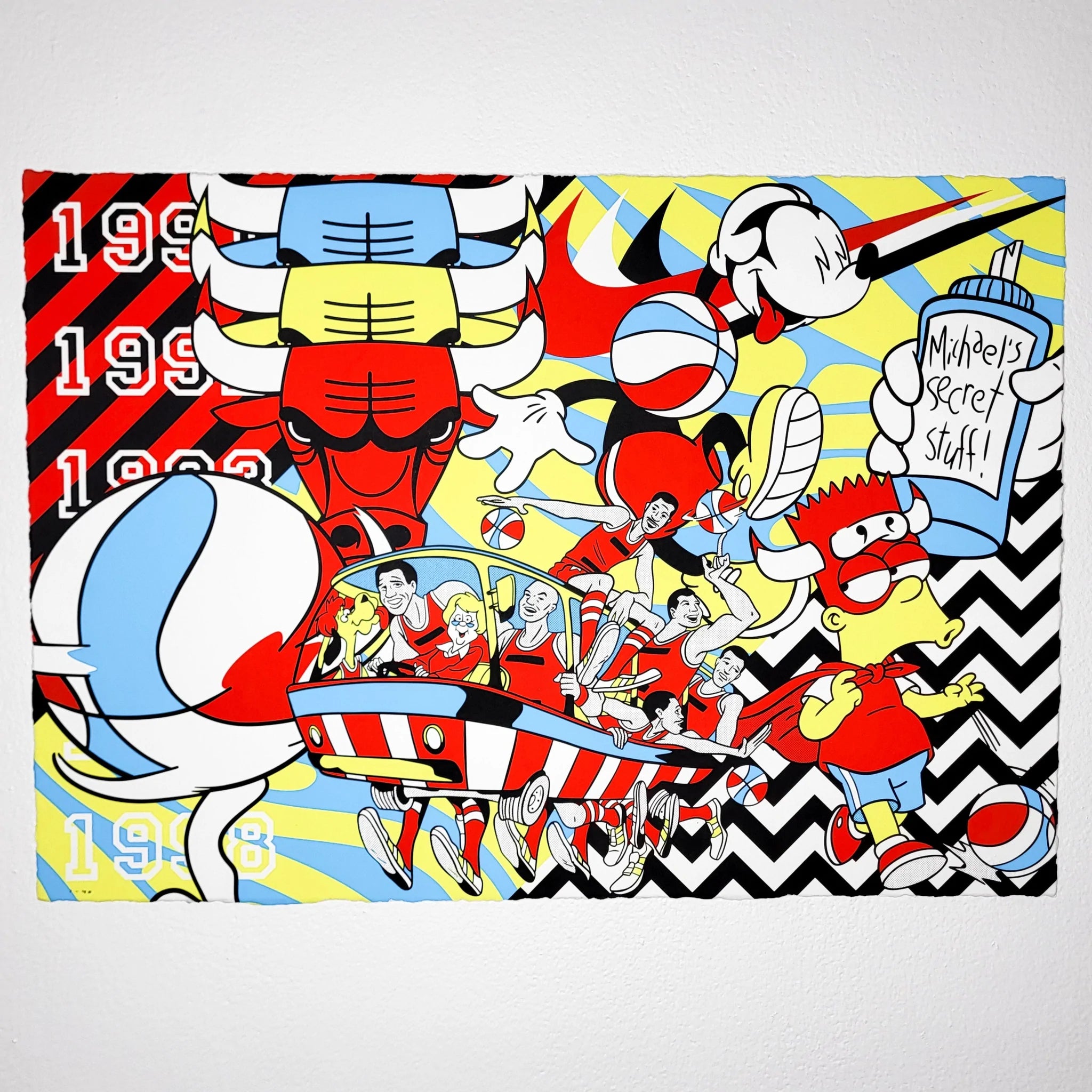 Chicago Bulls x Thumbs: "Bulls Fever" AP Screen Print