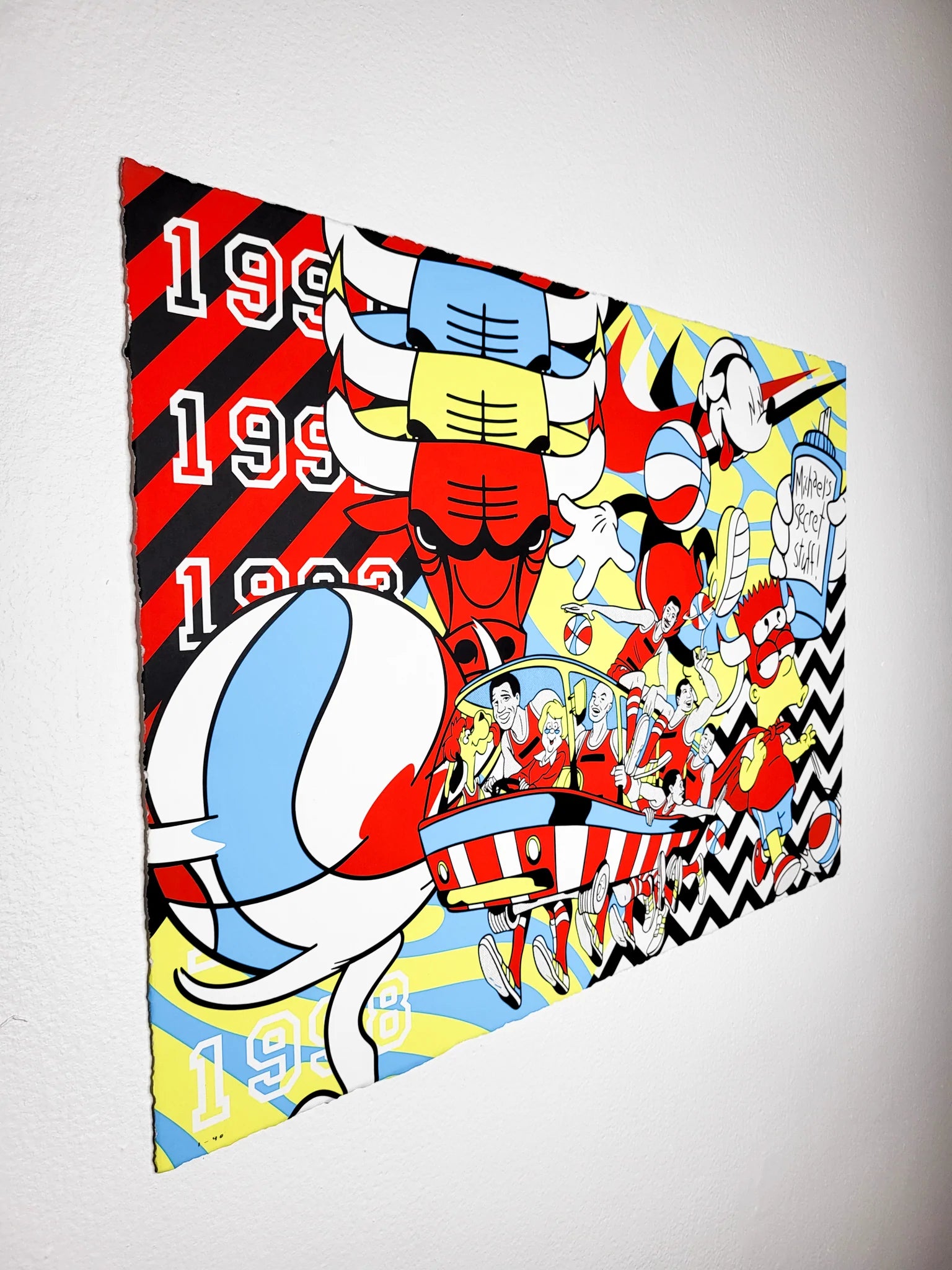 Chicago Bulls x Thumbs: "Bulls Fever" AP Screen Print