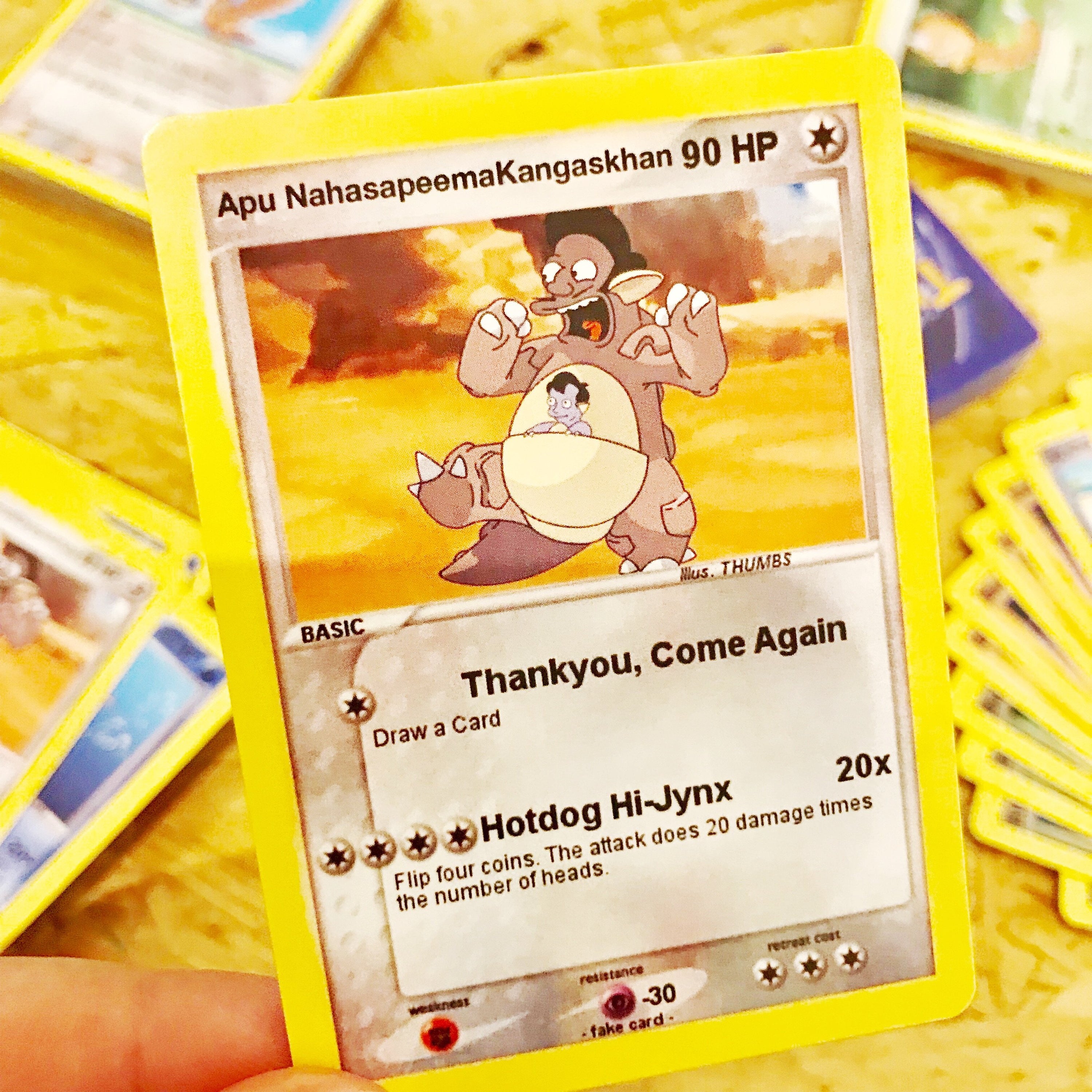 Apu NahasapeemaKangaskhan Trading Card