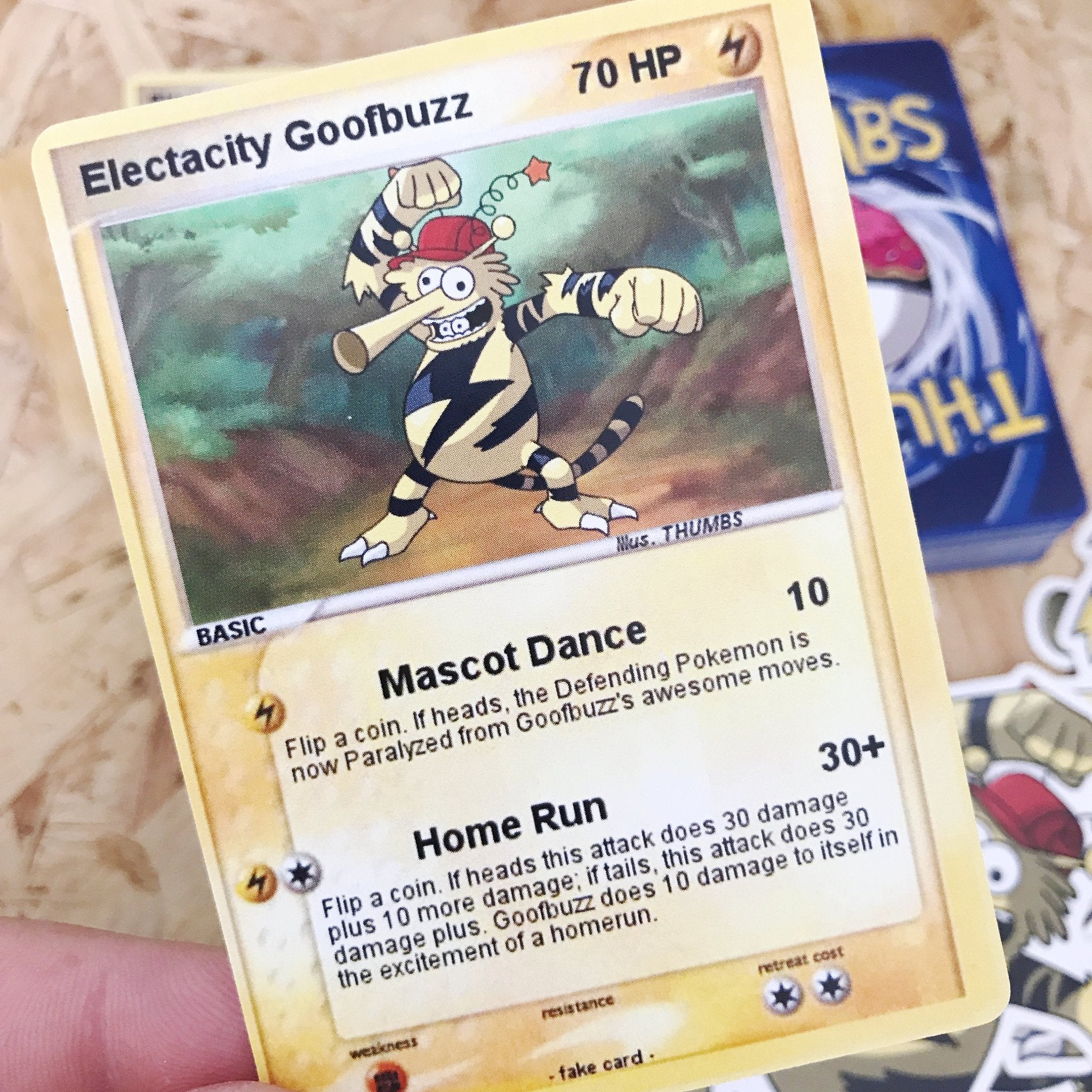 Electricity Goofbuzz Trading Card