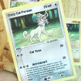 Crazy Cat Persian Trading Card
