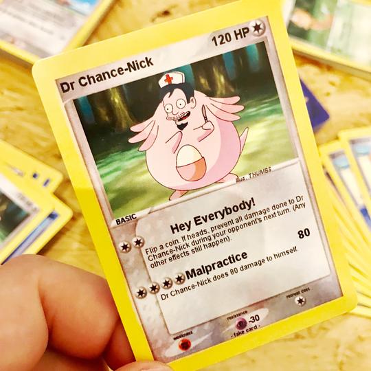 Dr Chance-Nick Trading Card