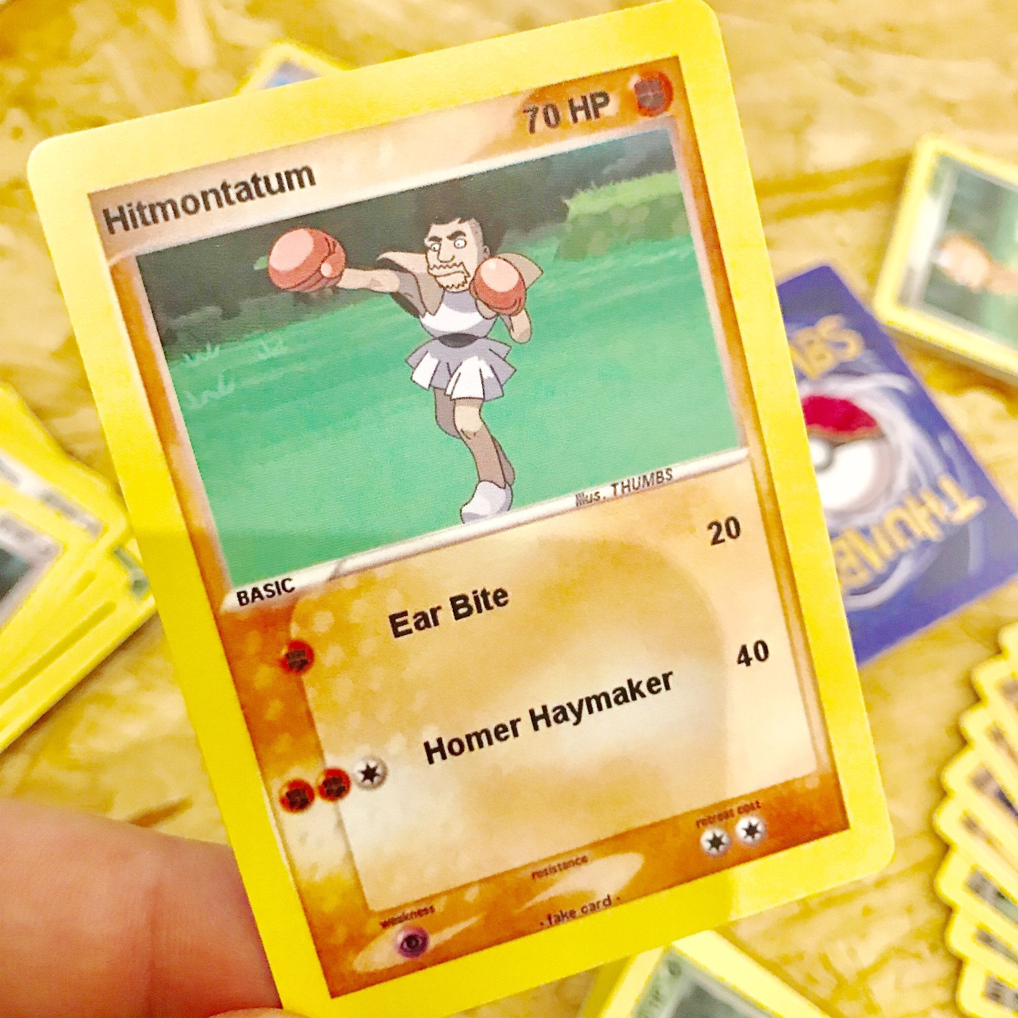 Hitmontatum Trading Card